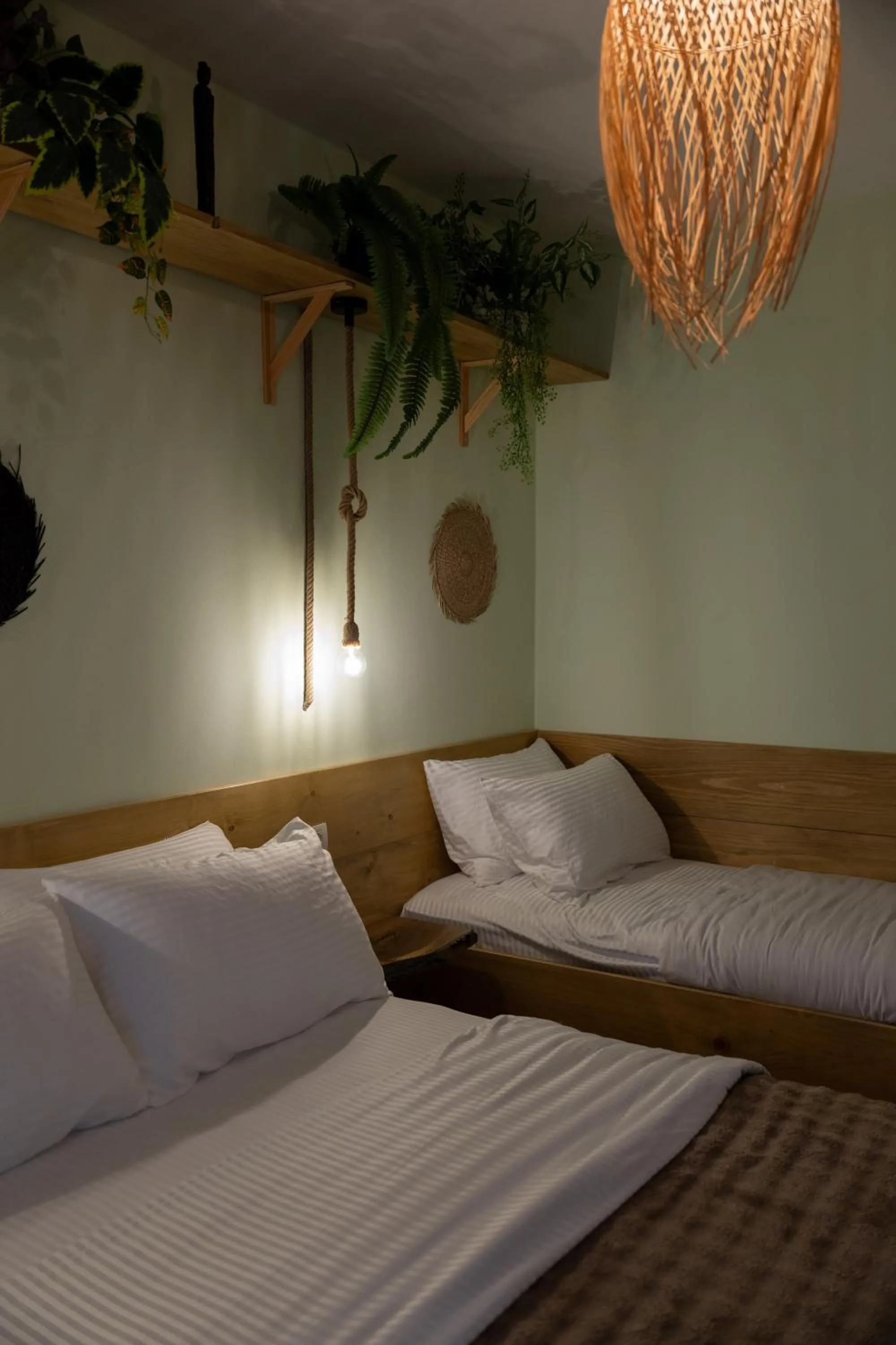 Bed in Boho Central Apartment