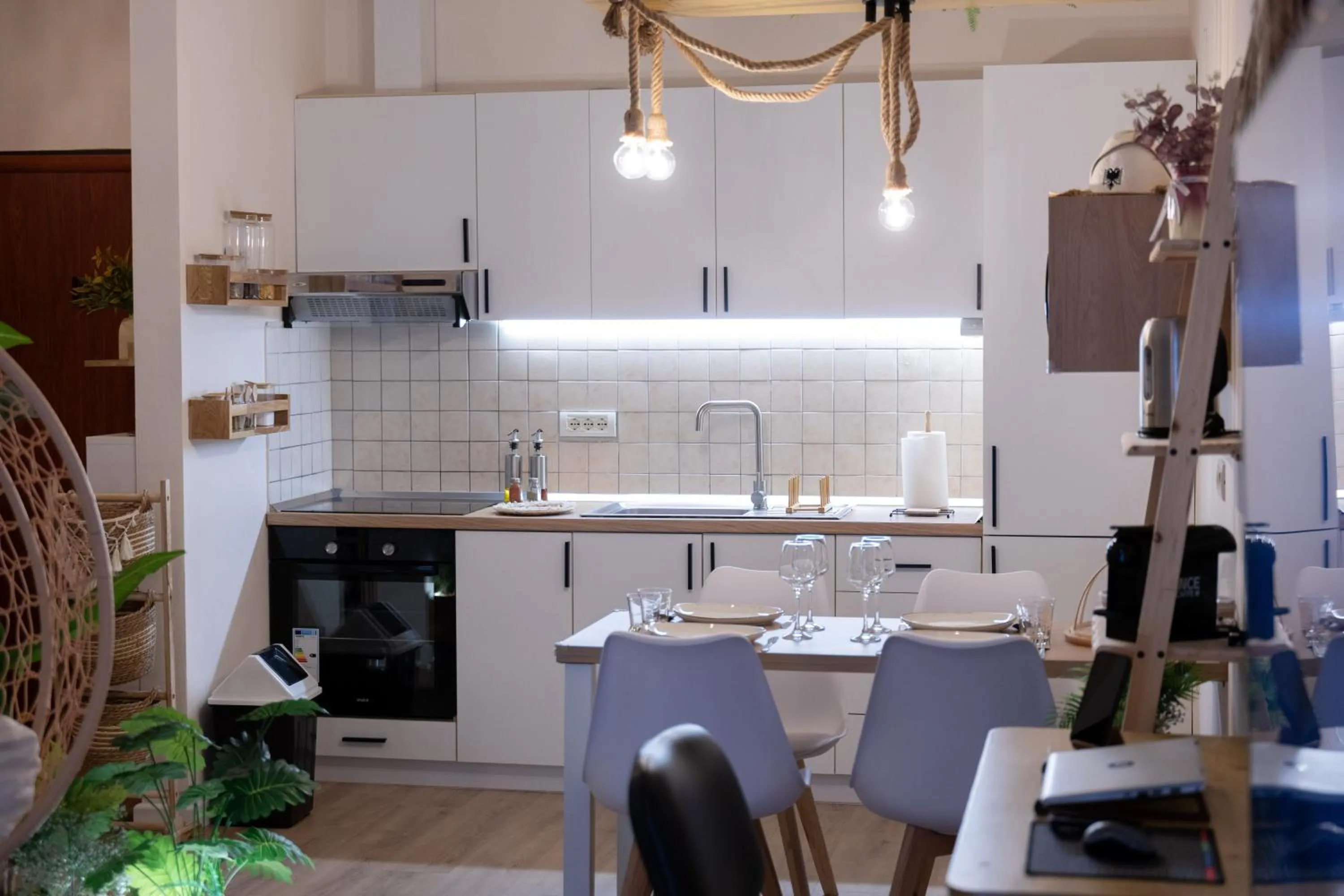 kitchen in Boho Central Apartment