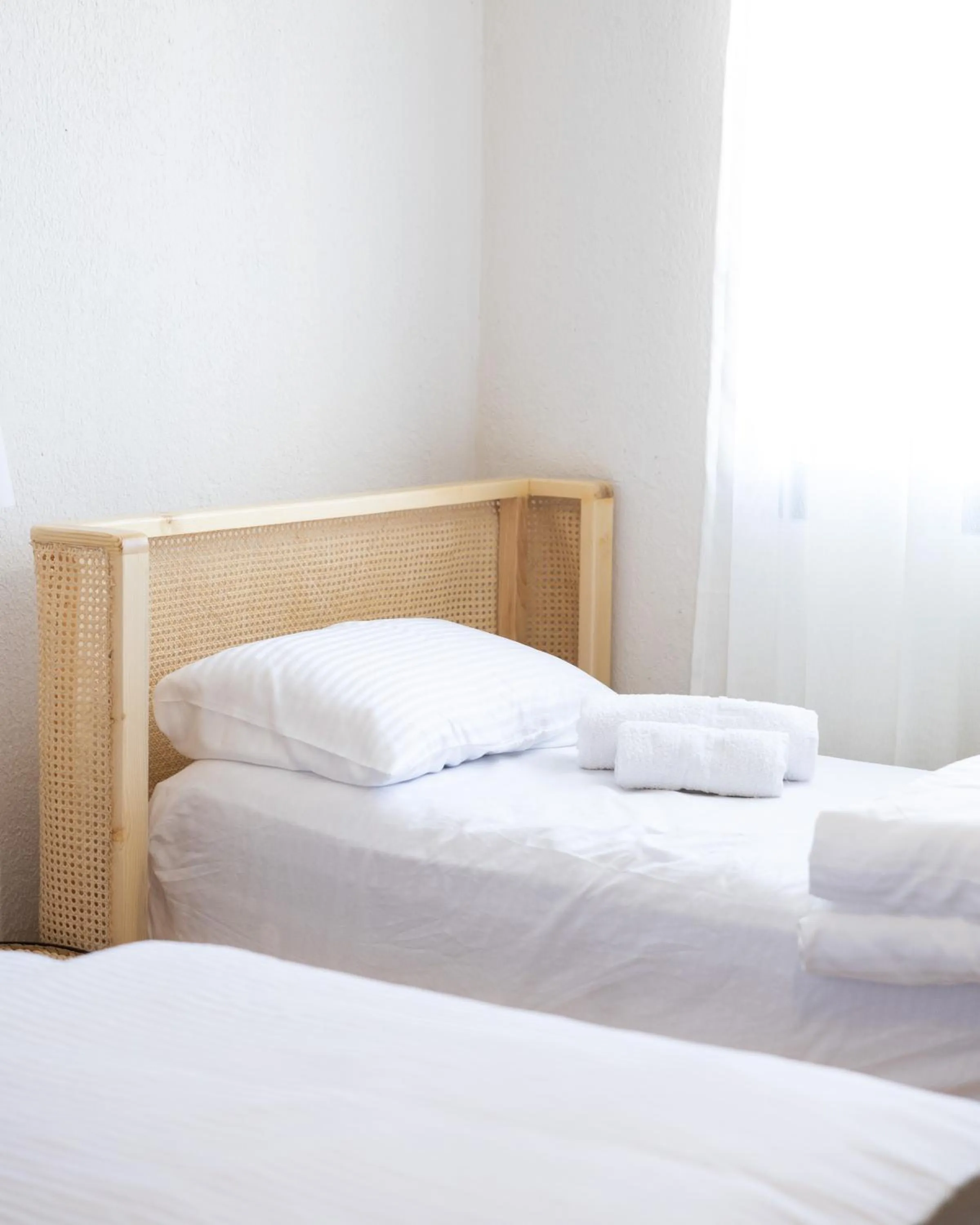 Bed in Boho Central Apartment