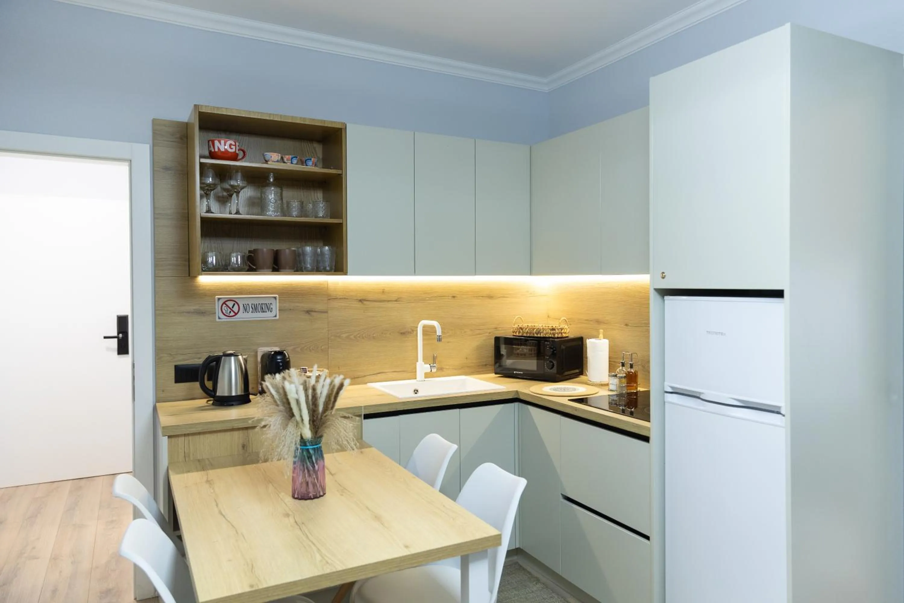 kitchen in Boho Central Apartment
