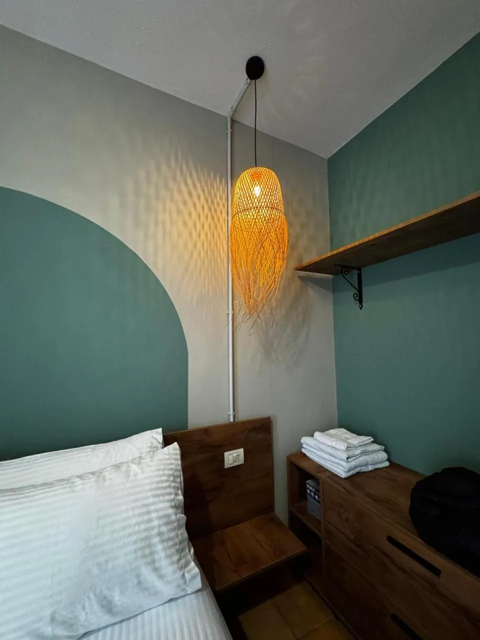 Bed in Boho Central Apartment