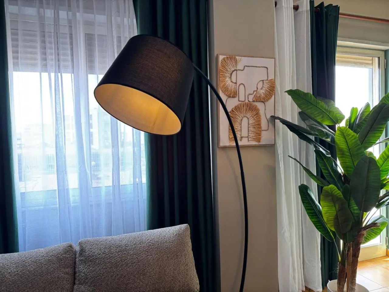 Living room in Boho Central Apartment