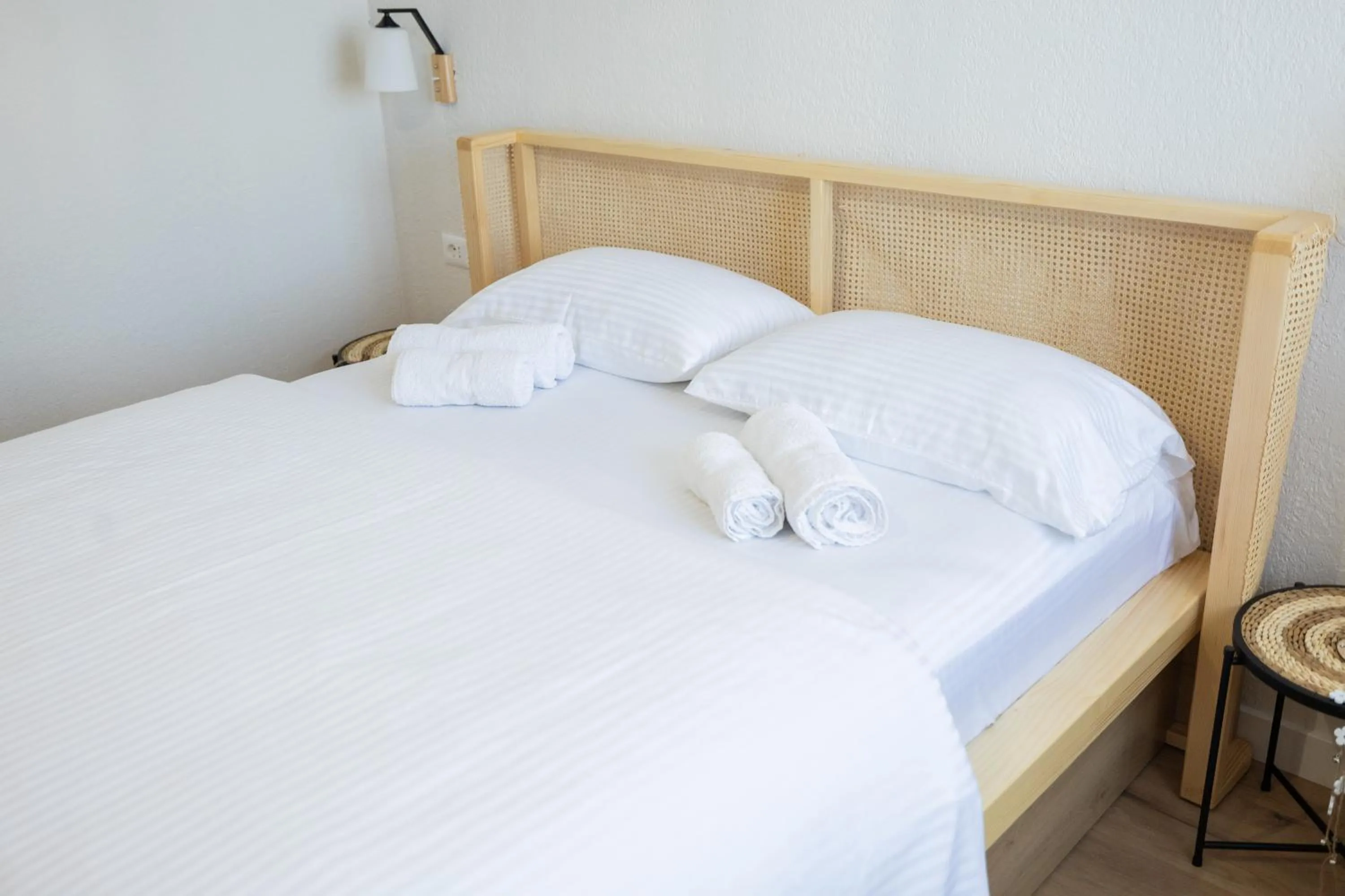 Bed in Boho Central Apartment