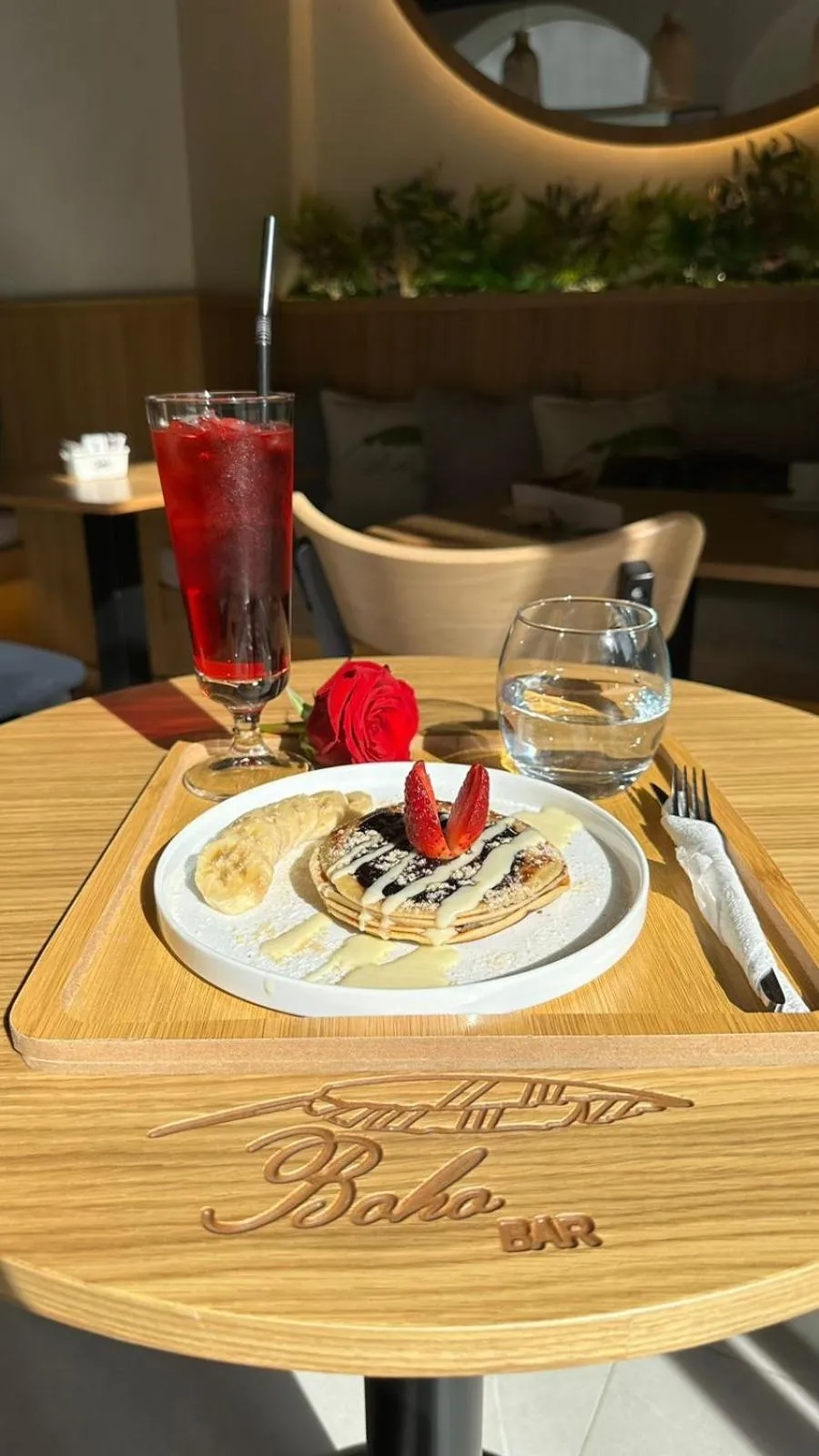 Lounge or bar in Boho Central Apartment