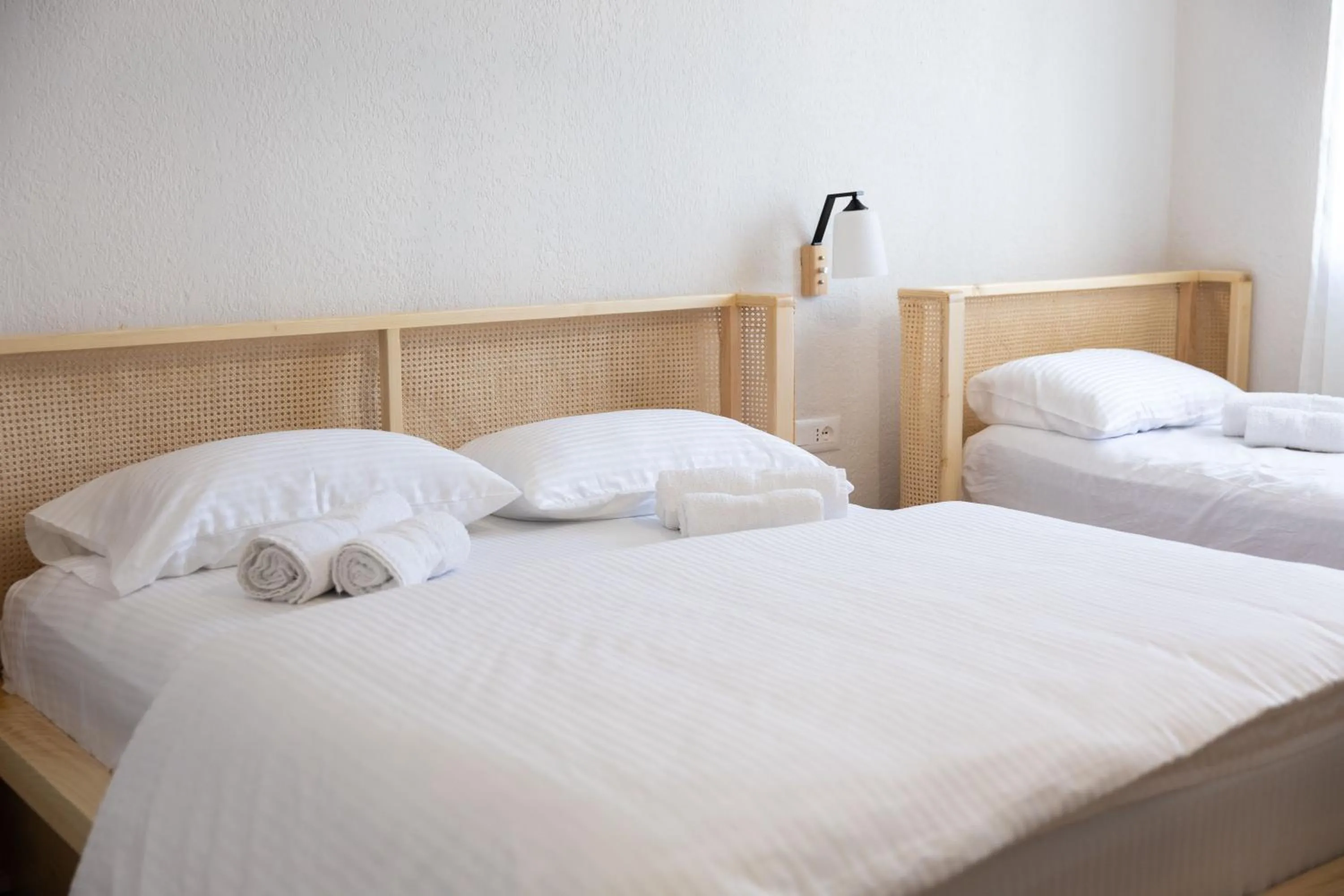 Bed in Boho Central Apartment