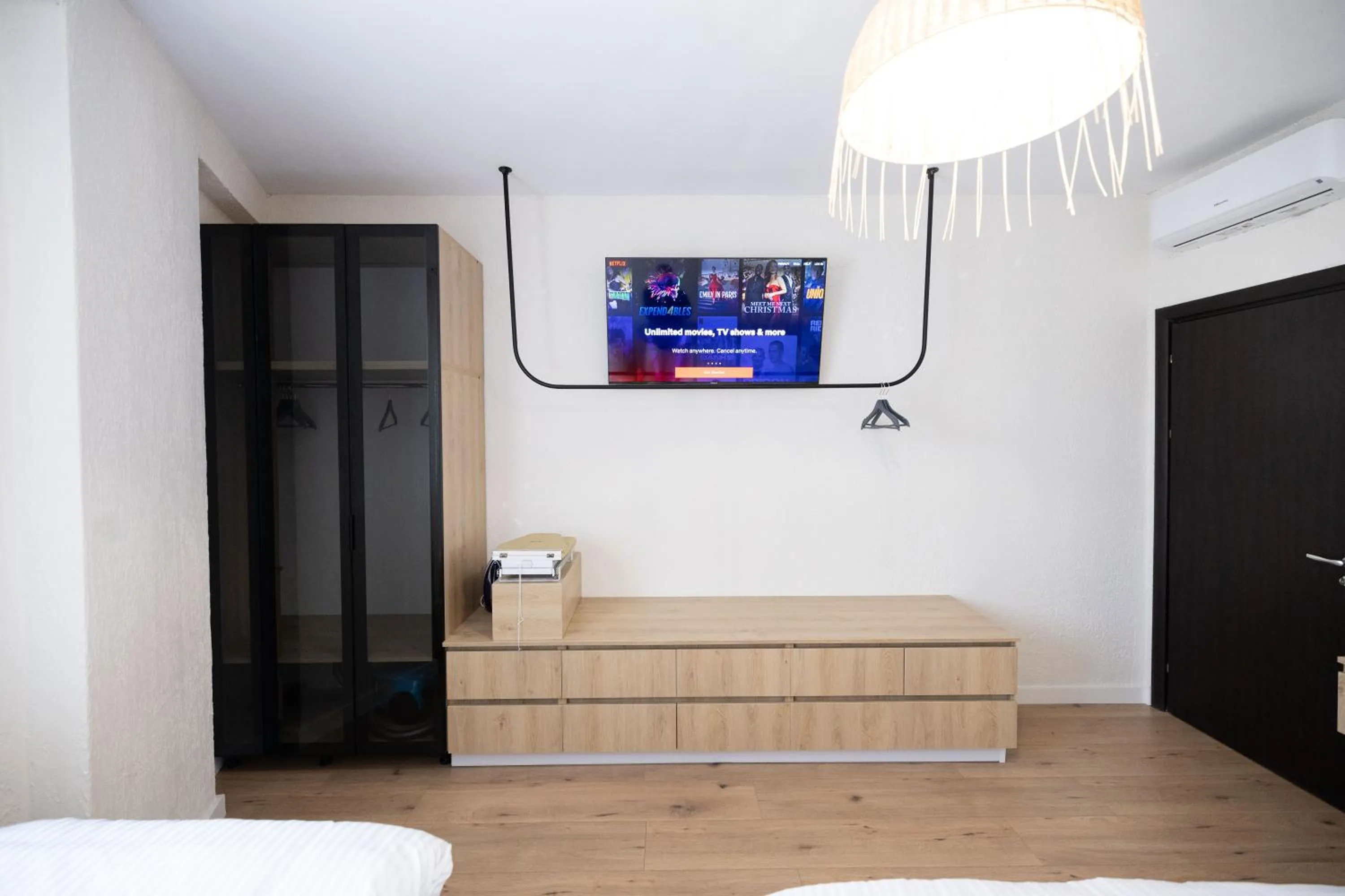 Bed in Boho Central Apartment