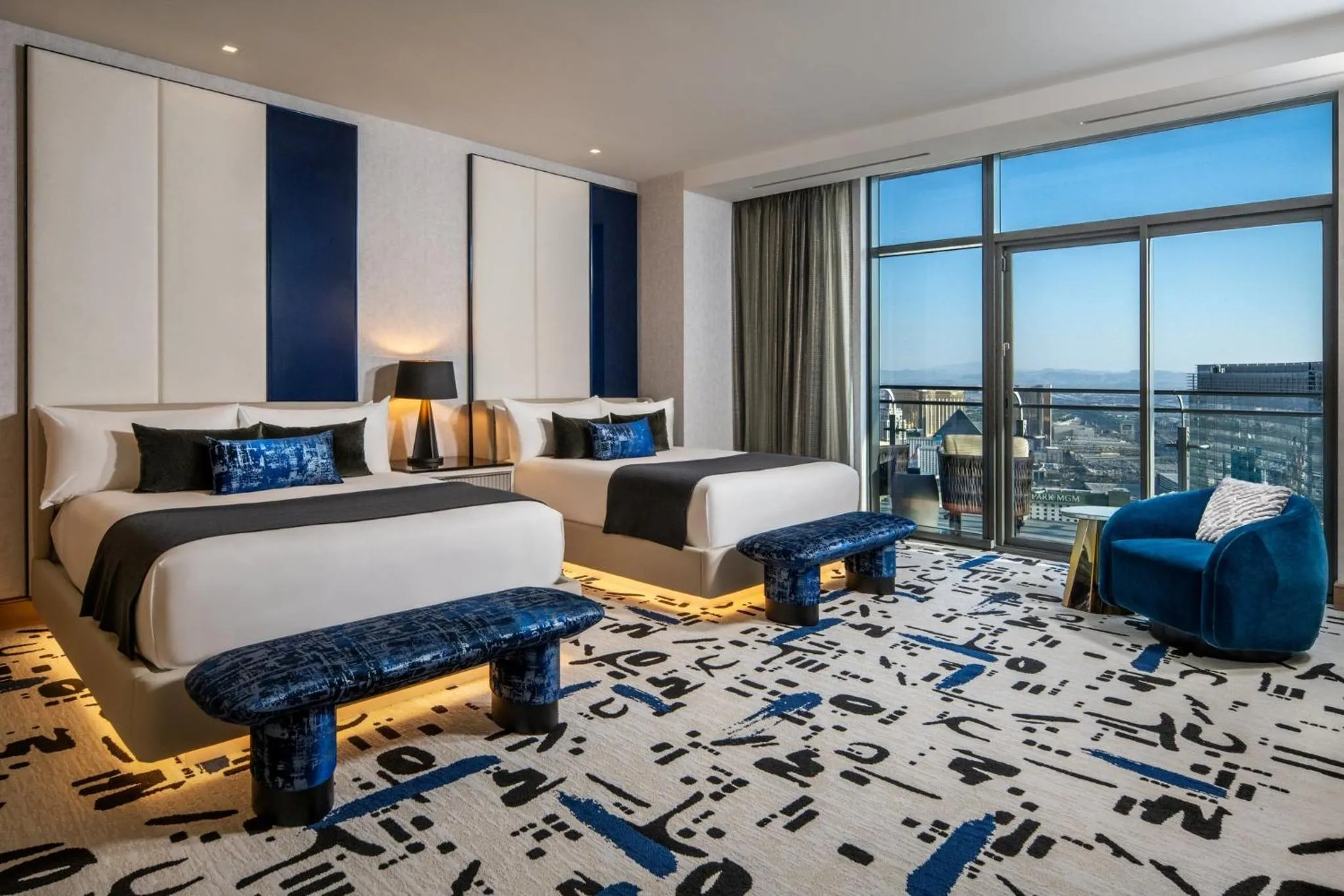 Photo of the whole room, Bed in The Cosmopolitan Of Las Vegas