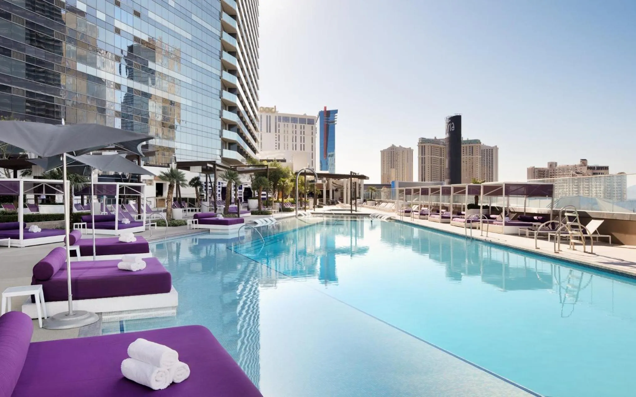 Swimming pool in The Cosmopolitan Of Las Vegas