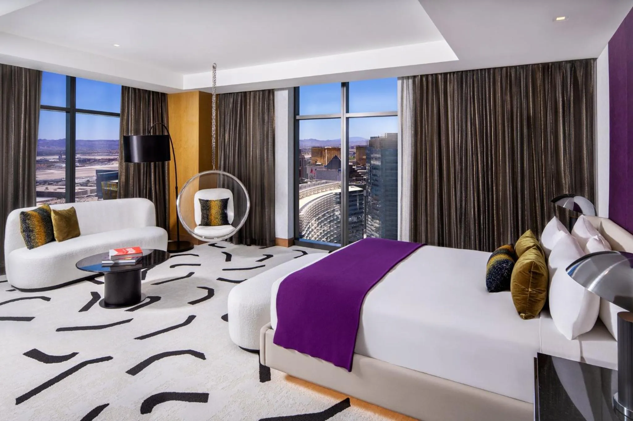Photo of the whole room, Bed in The Cosmopolitan Of Las Vegas
