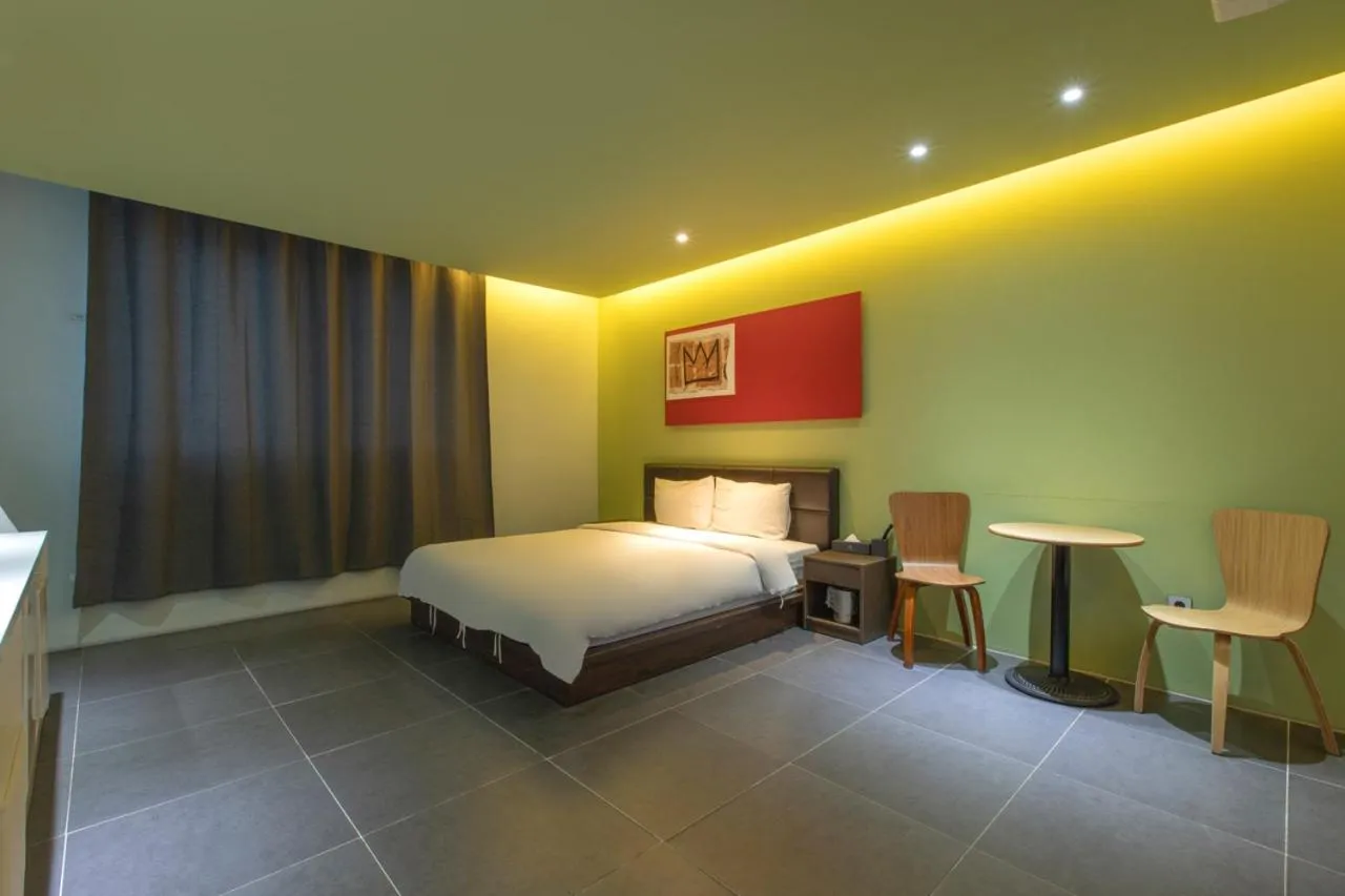 Bed in Incheon Pentastar Hotel