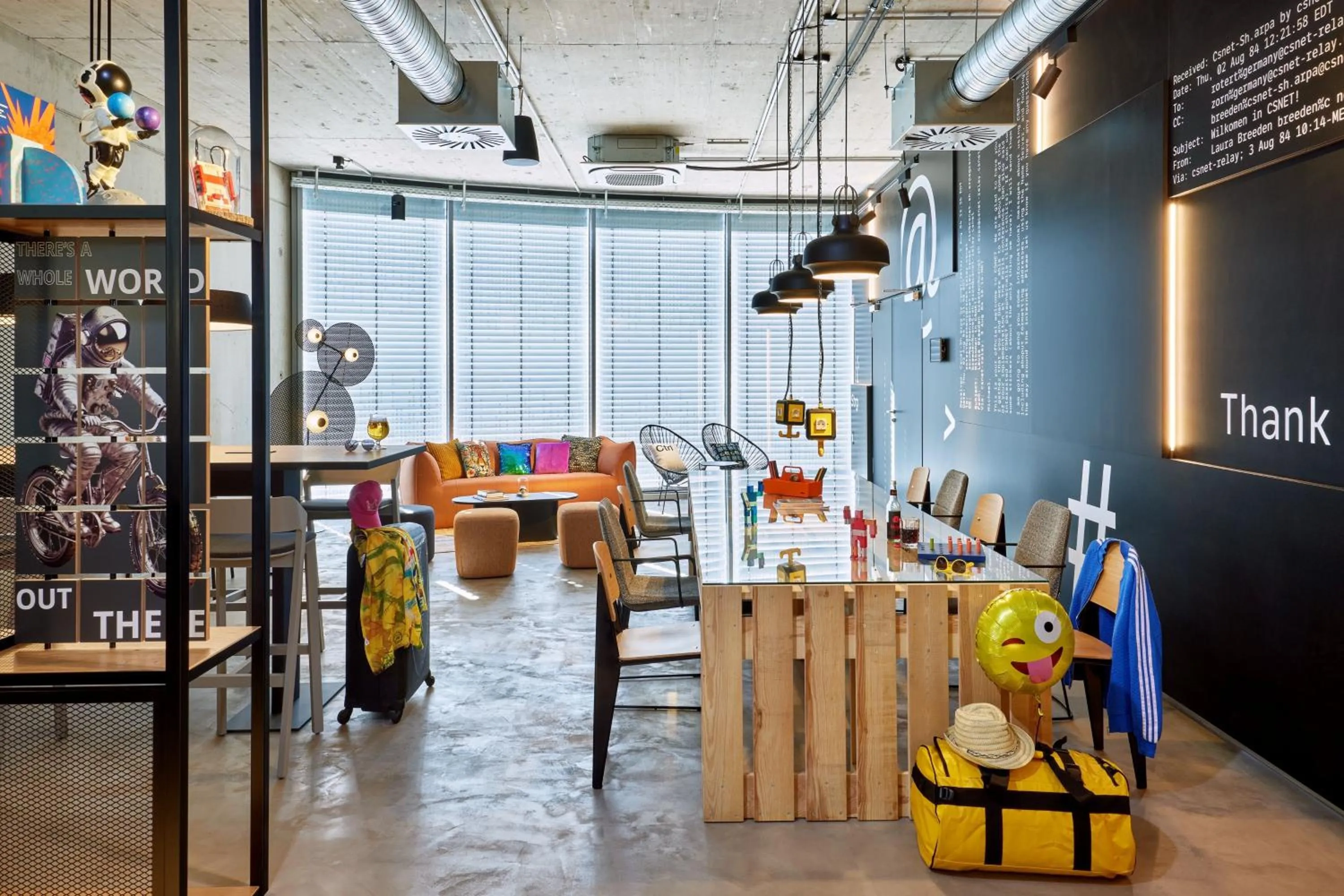 Living room in Moxy Karlsruhe