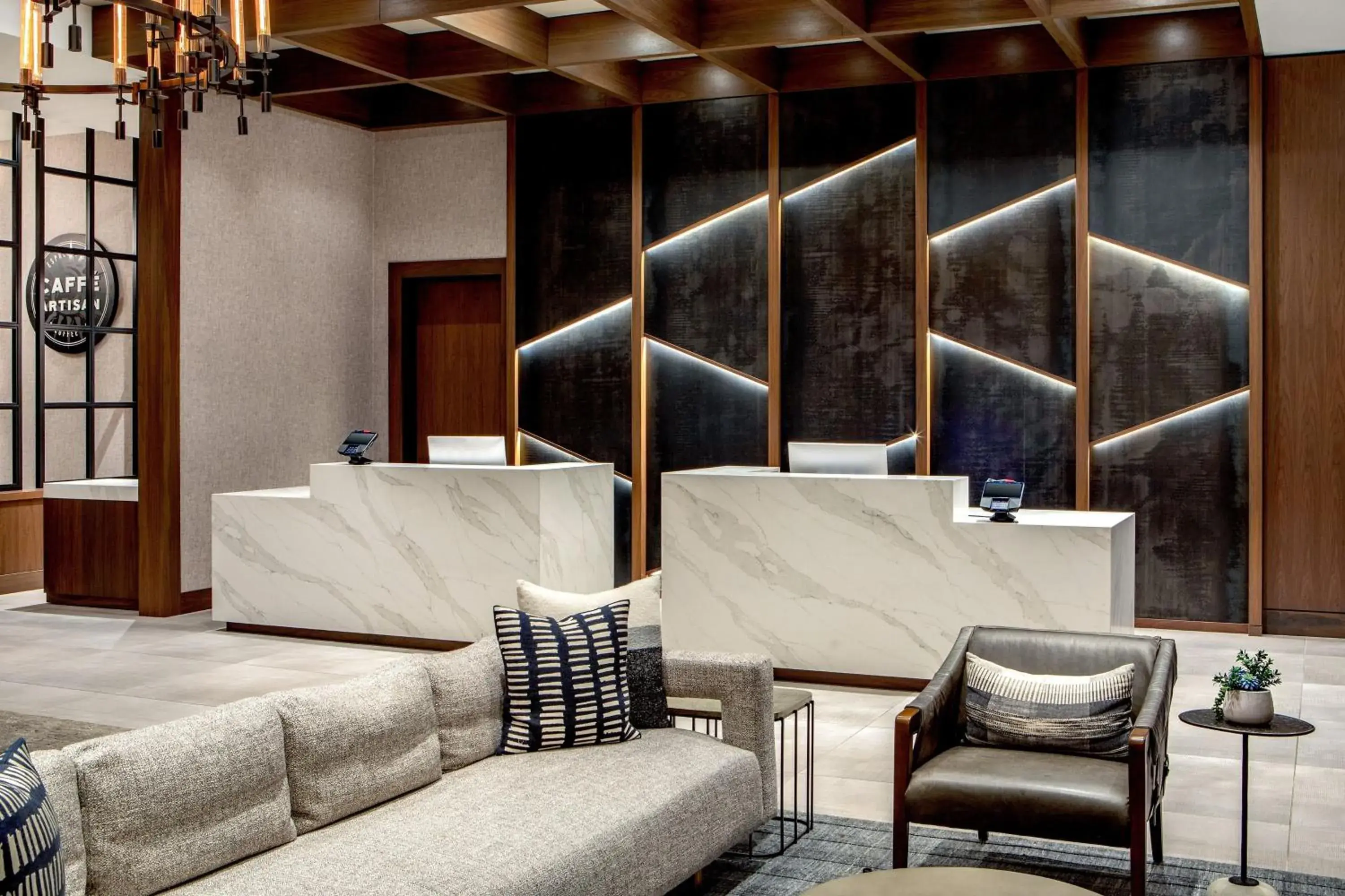 Lobby or reception in The Artisan at Tuscan Village, Salem, NH, a Tribute Portfolio Hotel Lobby or reception in The Artisan at Tuscan Village, Salem, NH, a Tribute Portfolio Hotel