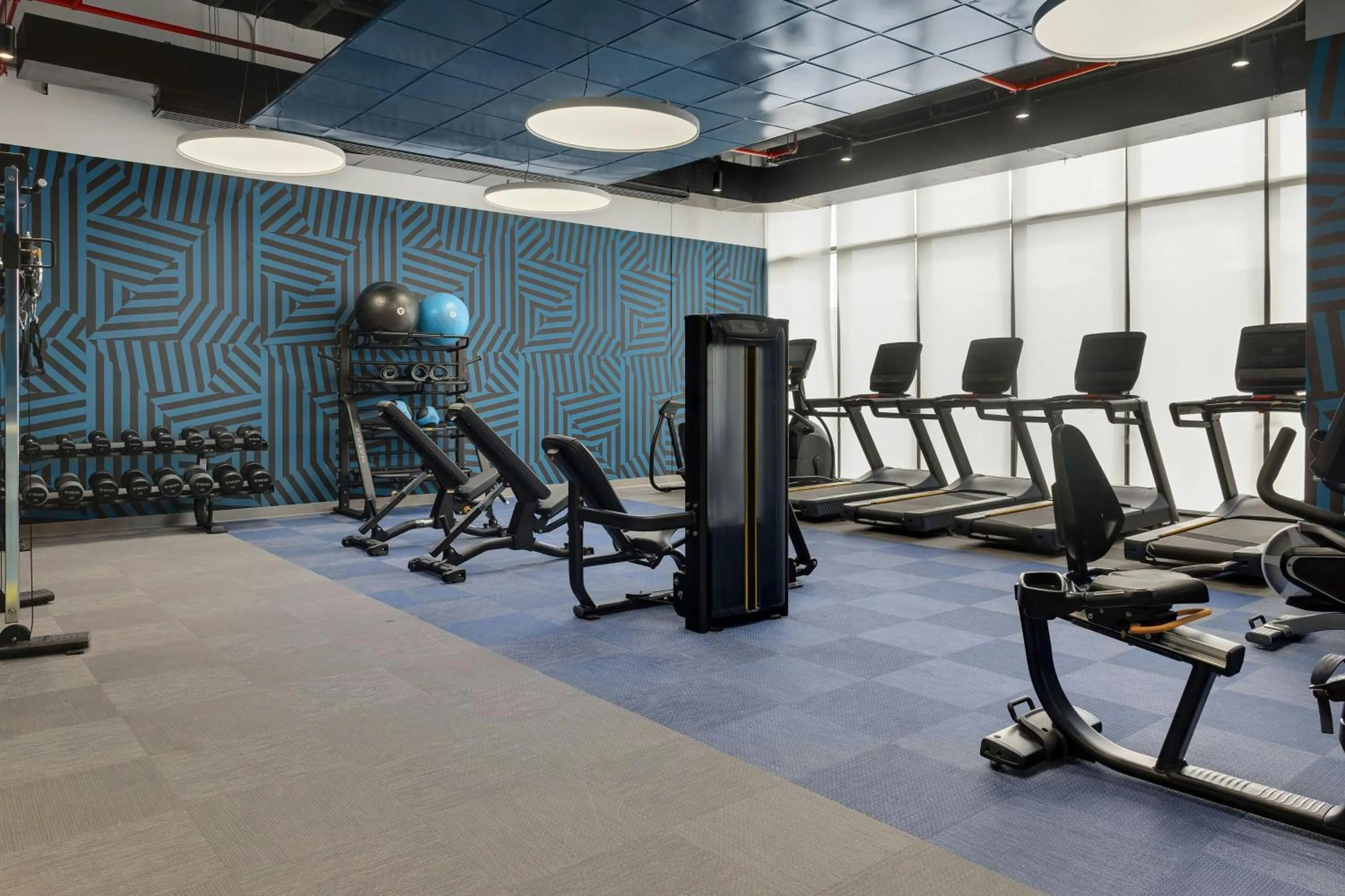 Fitness centre/facilities in Aloft Santo Domingo Piantini