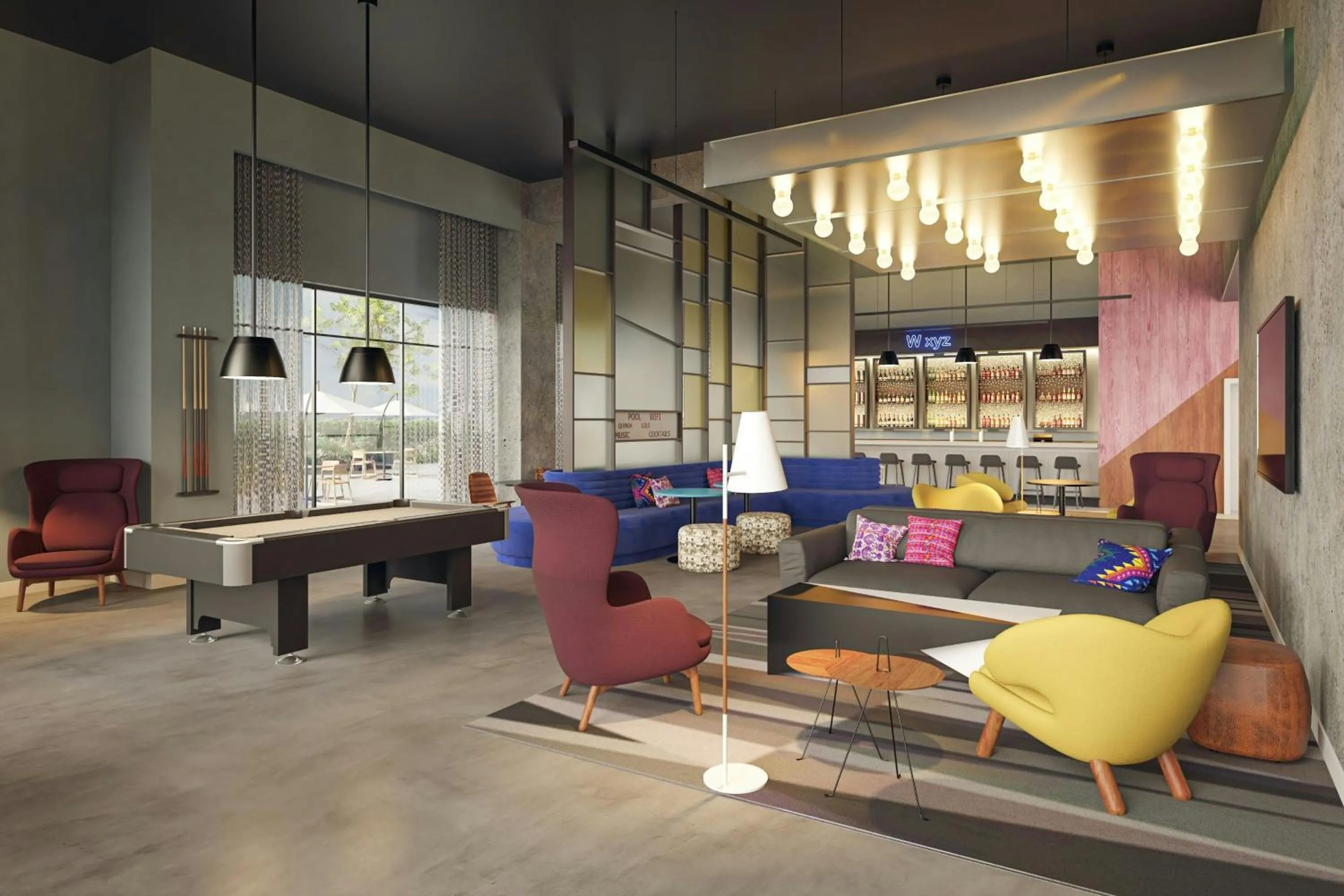 Lounge or bar in Aloft Santo Domingo Piantini