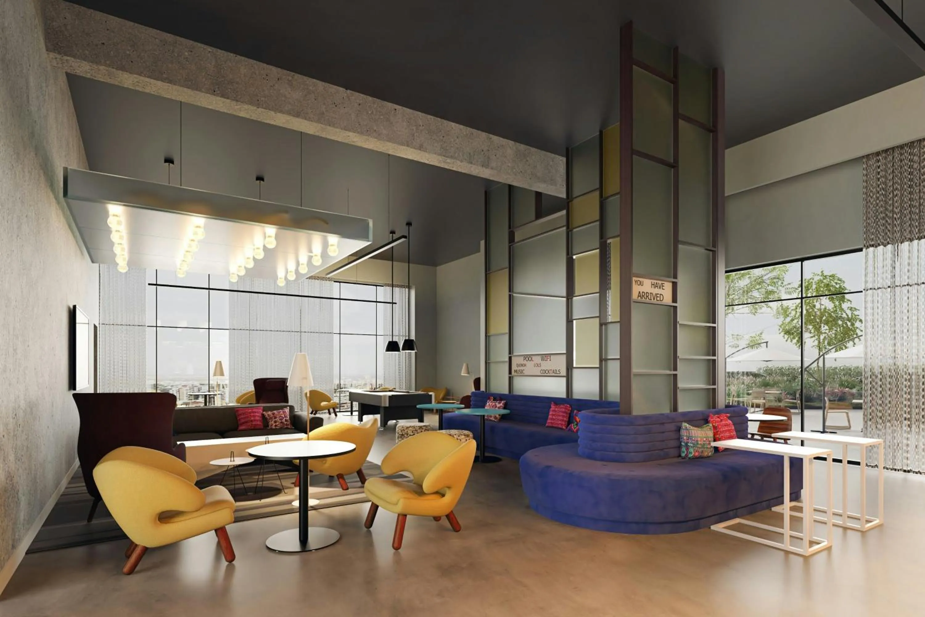 Living room in Aloft Santo Domingo Piantini