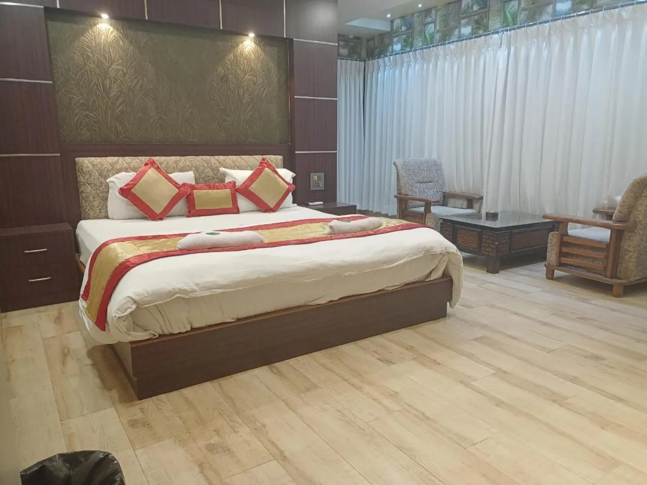 Bed in The Brahmaputra Hotel