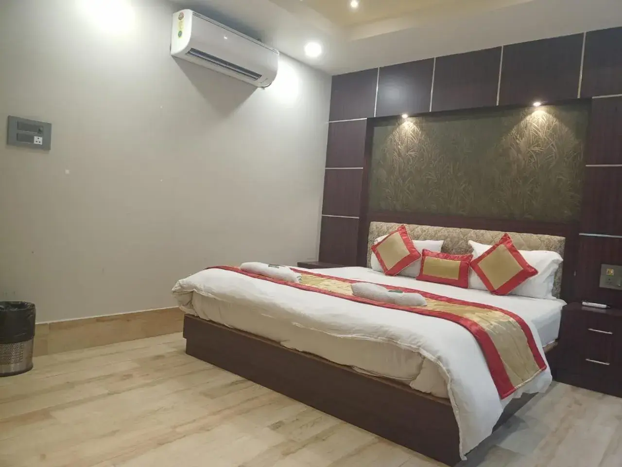 Bed in The Brahmaputra Hotel Bed in The Brahmaputra Hotel