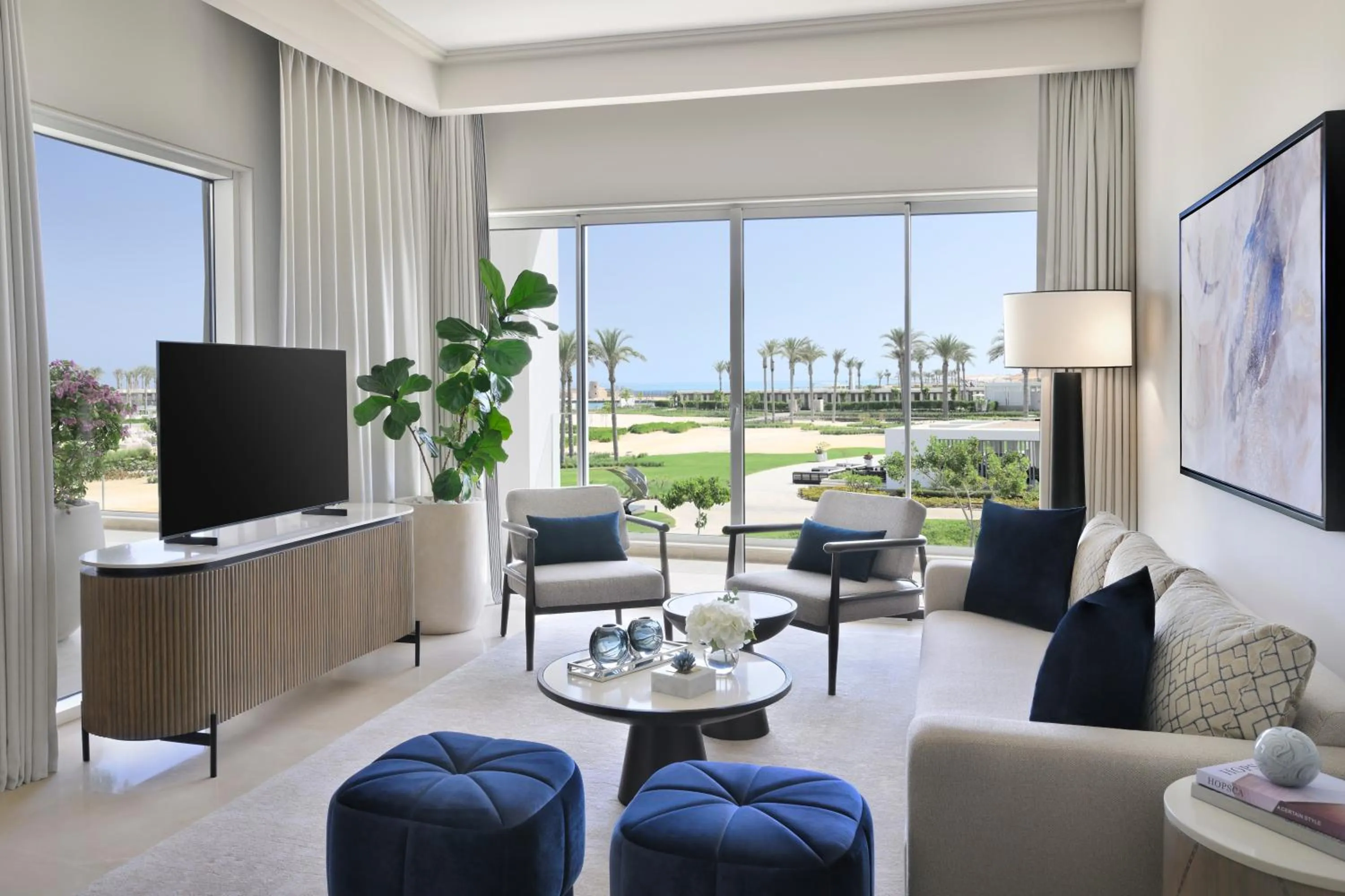 Living room in Address Beach Resort Marassi