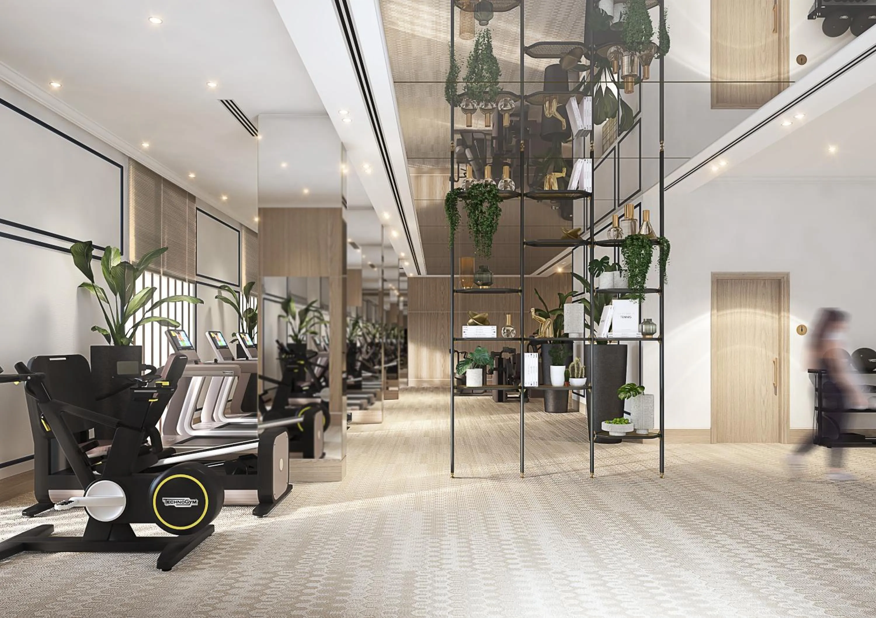 Fitness centre/facilities in Address Beach Resort Marassi