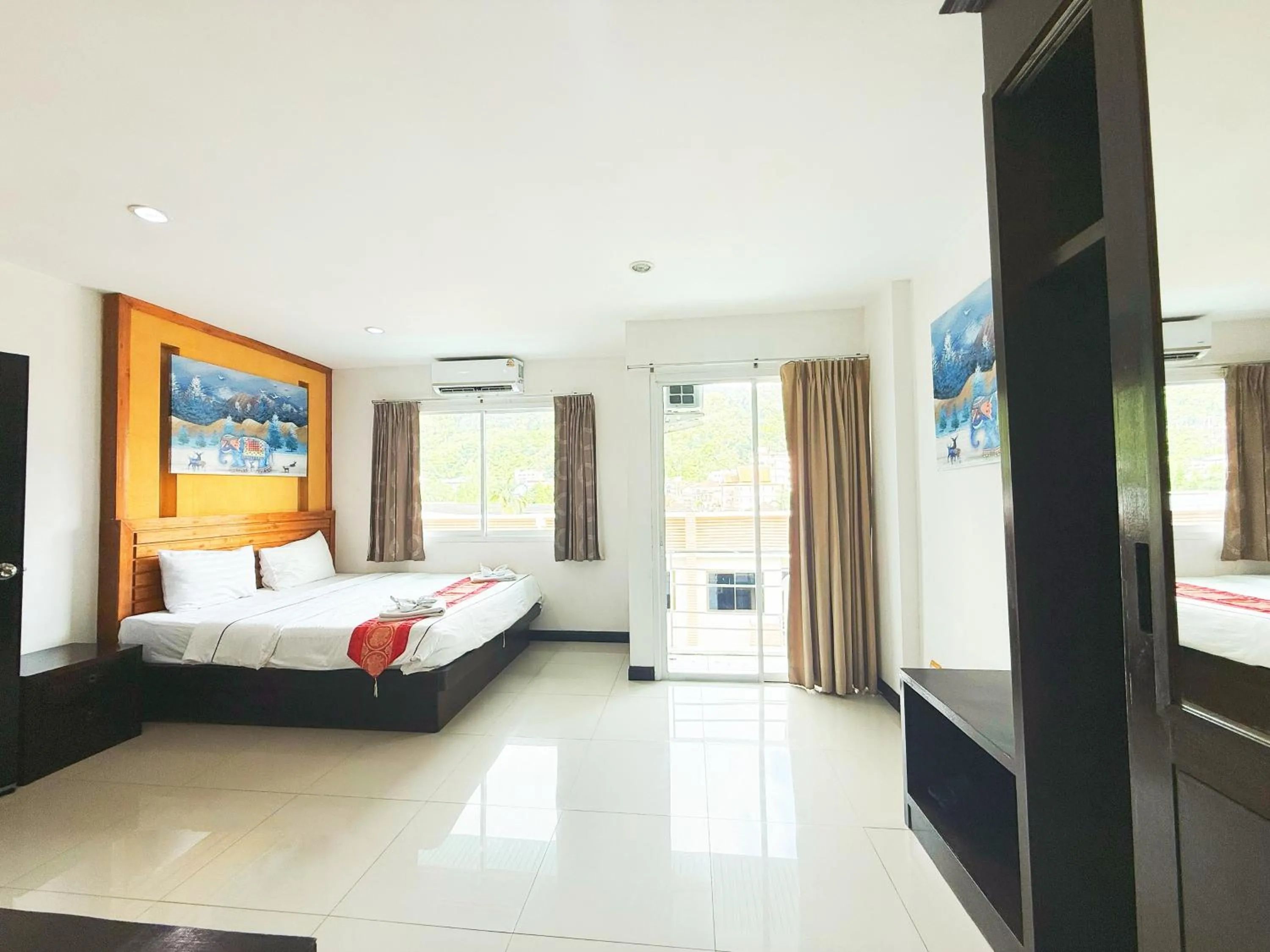Bed in Abby's House Hotel