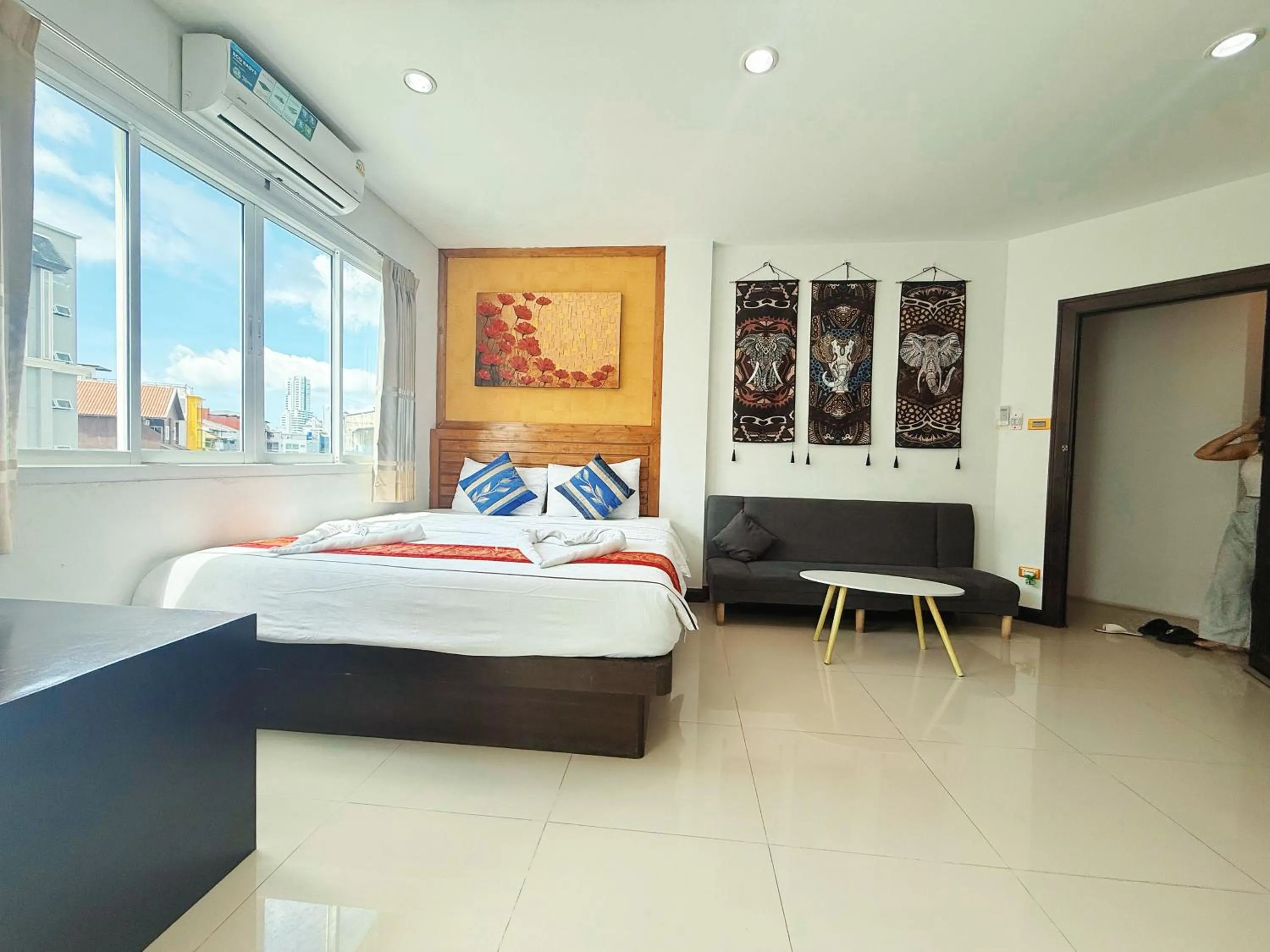 Bed in Abby's House Hotel