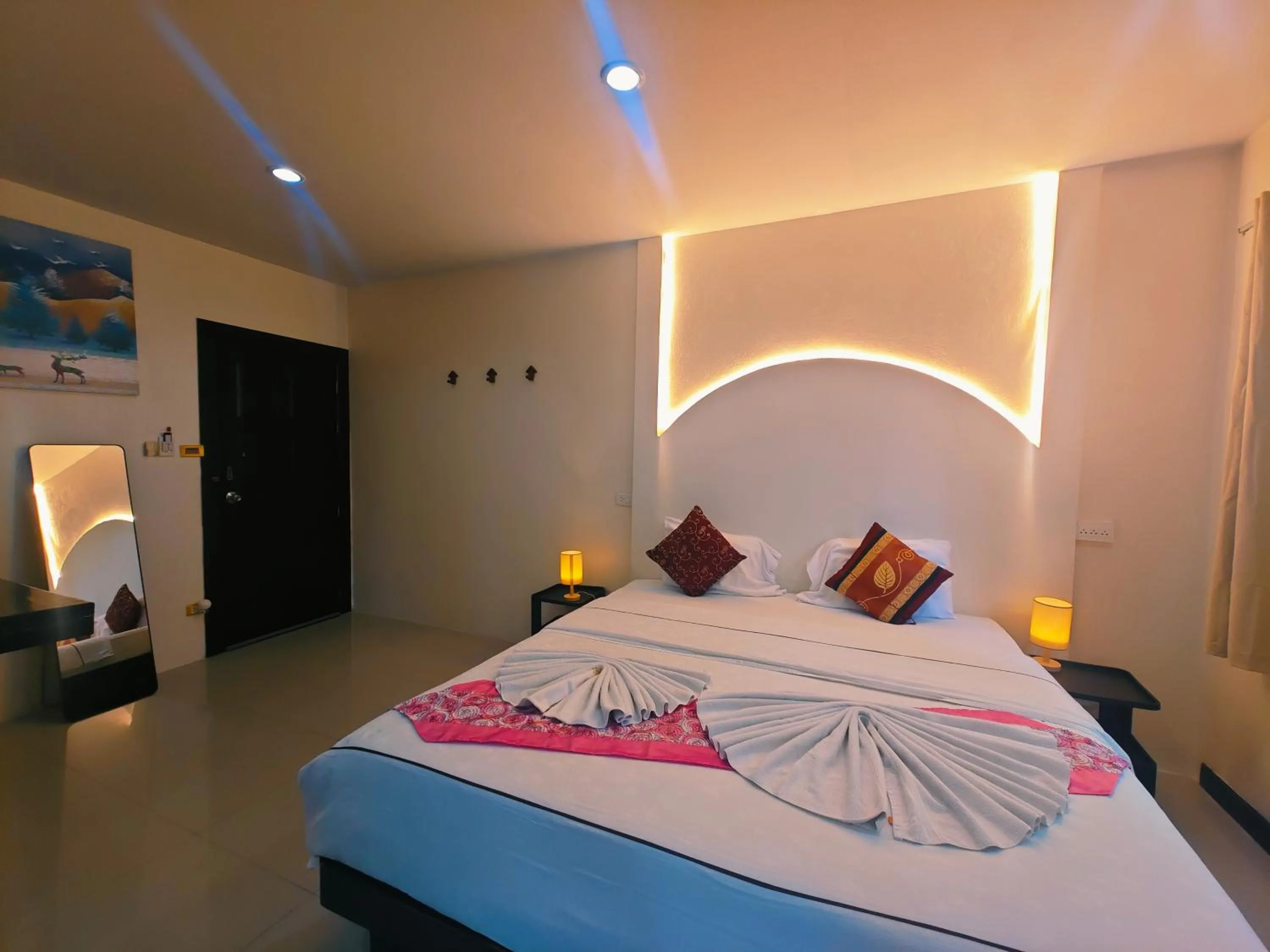 Bed in Abby's House Hotel