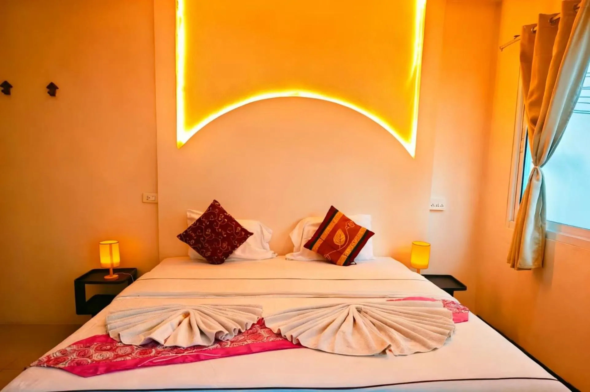 Bed in Abby's House Hotel
