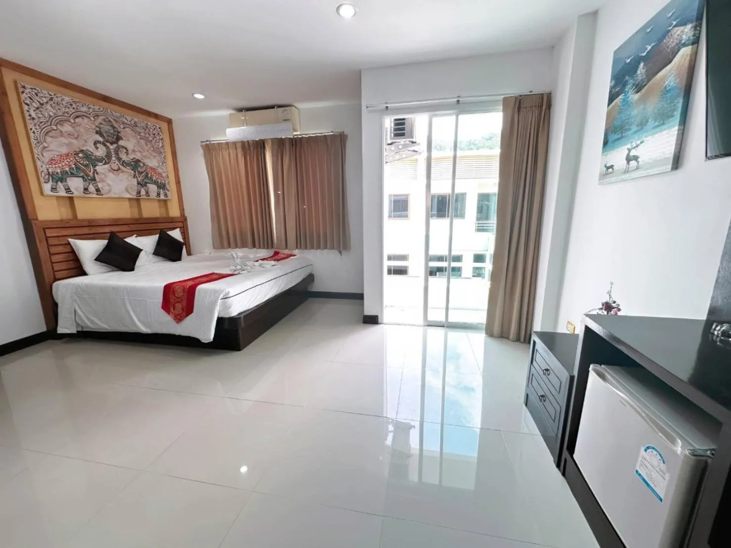 Bed in Abby's House Hotel