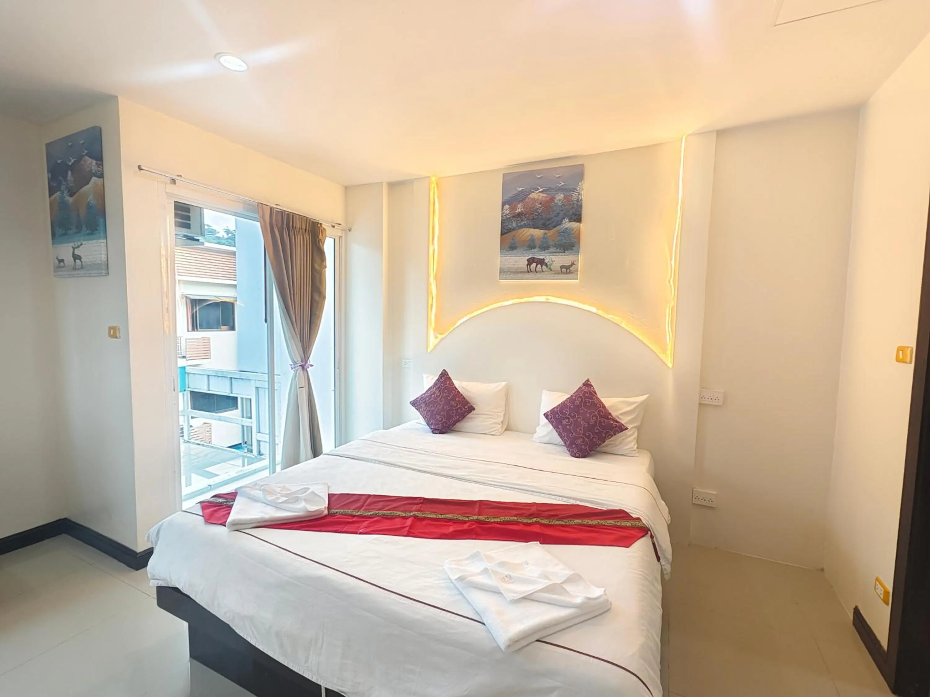 Bed in Abby's House Hotel