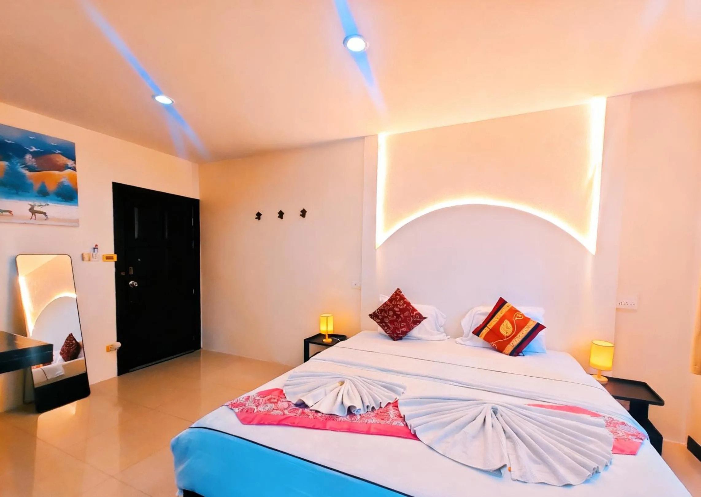 Bed in Abby's House Hotel