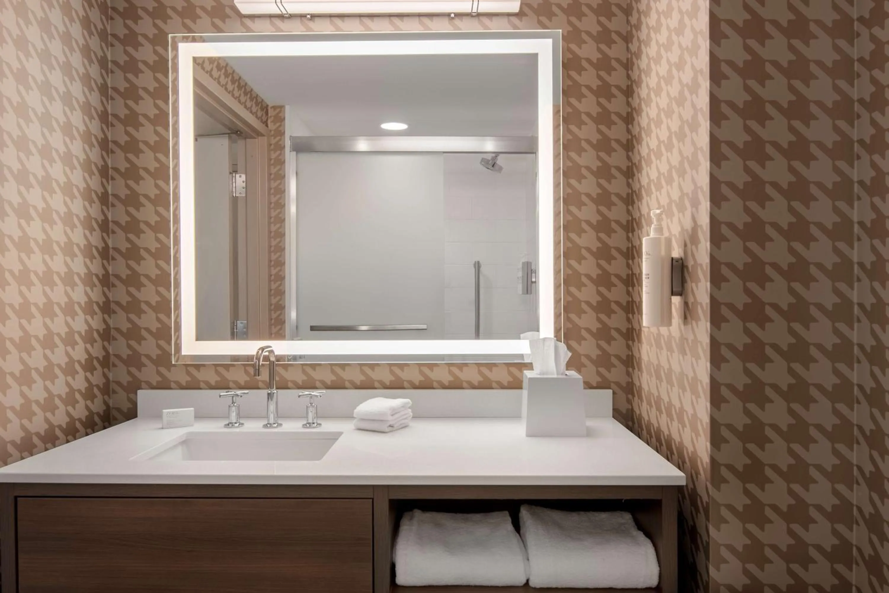 Bathroom in Home2 Suites By Hilton Jacksonville Downtown