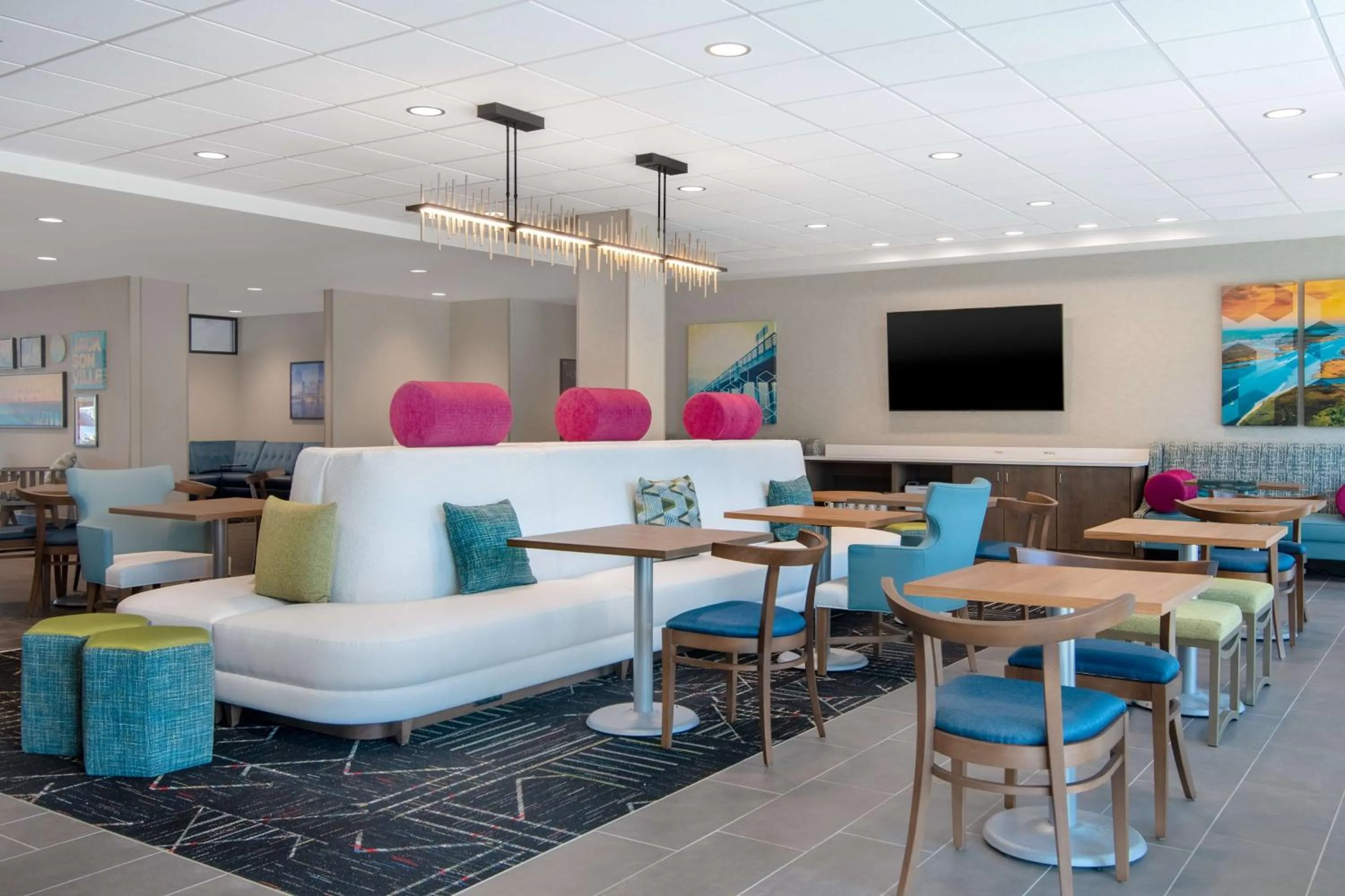 Lobby or reception in Home2 Suites By Hilton Jacksonville Downtown
