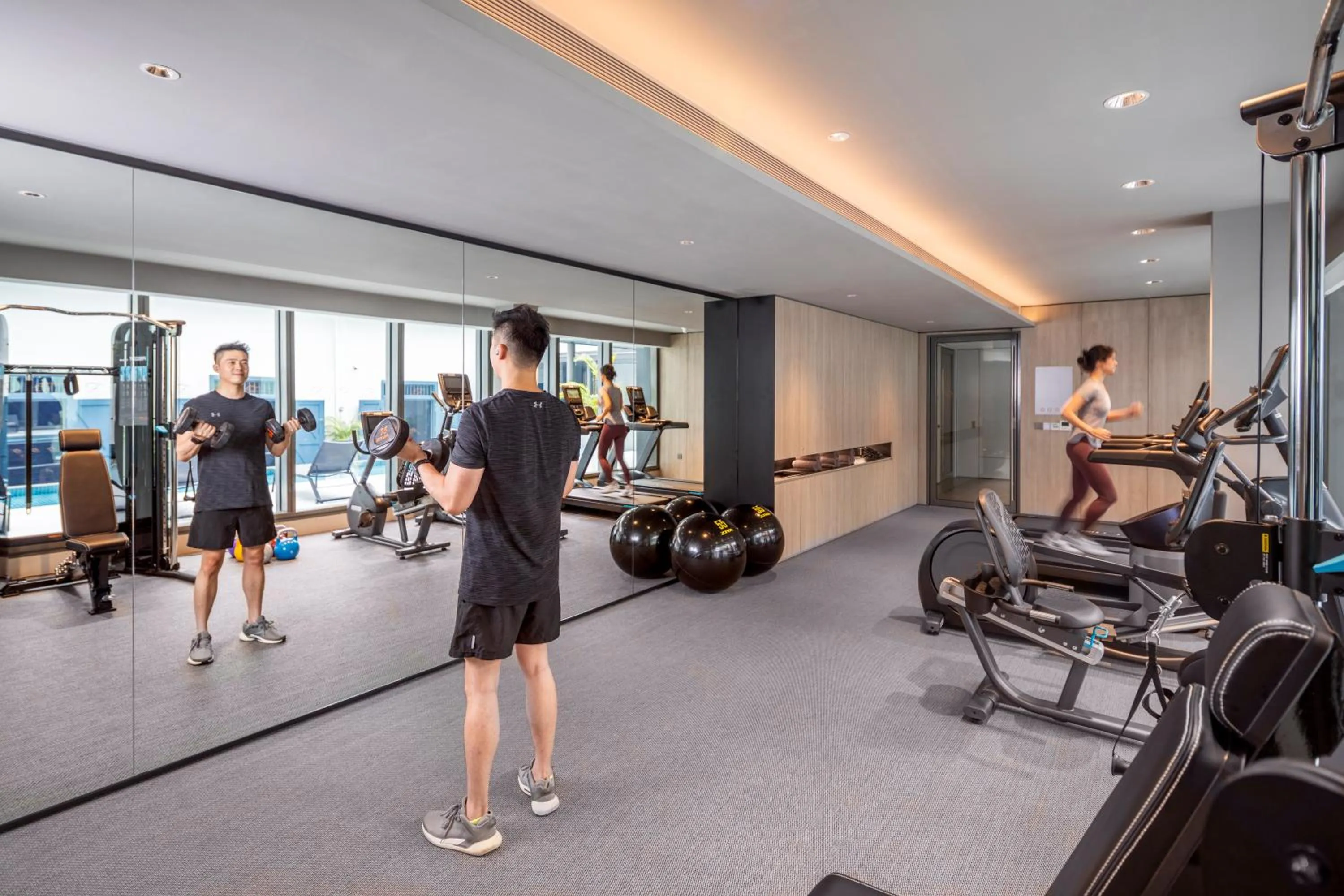 Fitness centre/facilities in Fraser Residence River Promenade, Singapore
