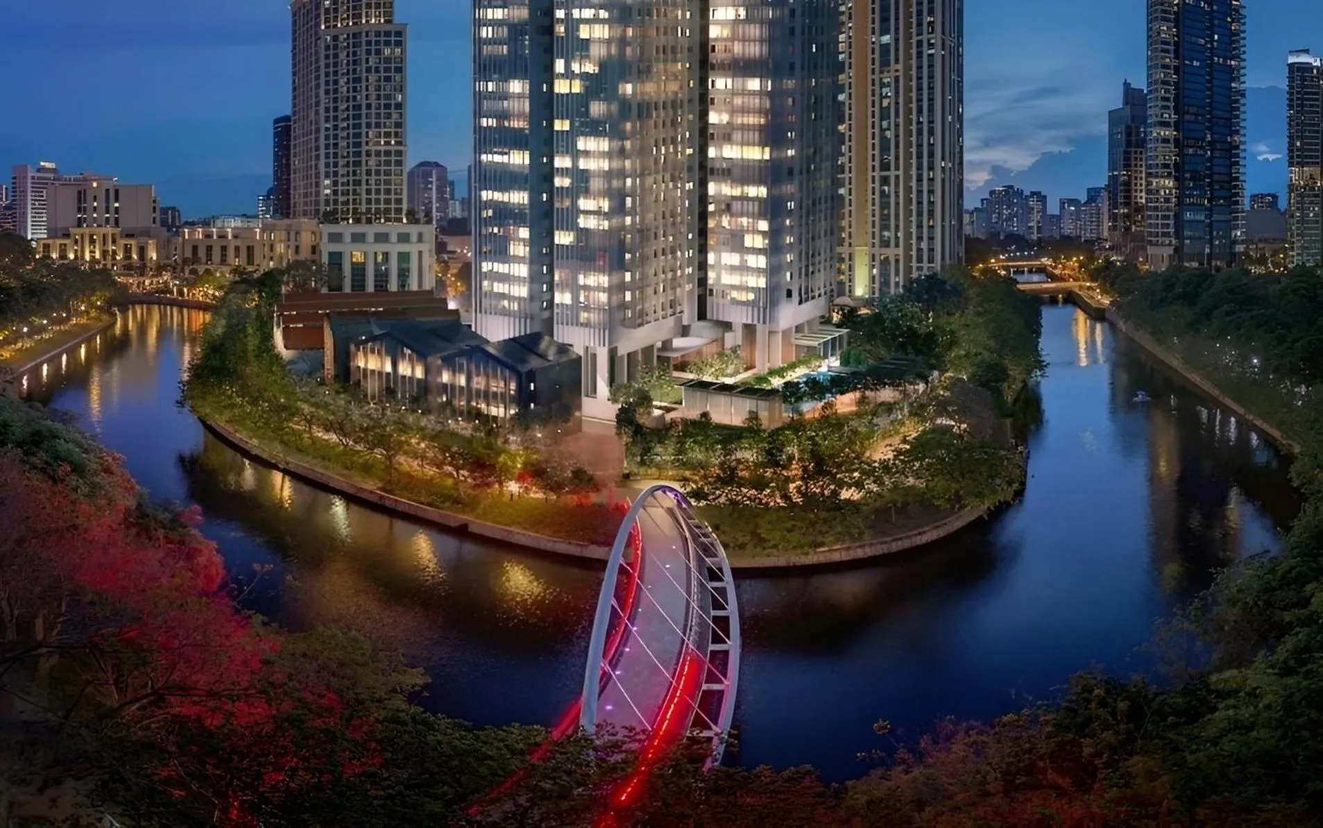Property building in Fraser Residence River Promenade, Singapore