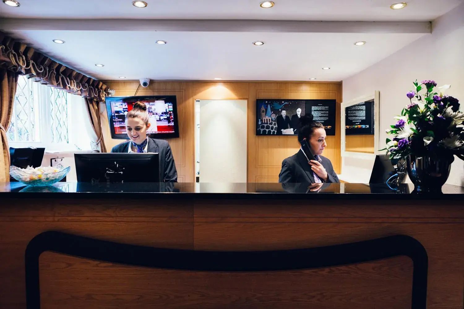 Lobby or reception in voco Letchworth Hall by IHG Lobby or reception in voco Letchworth Hall by IHG