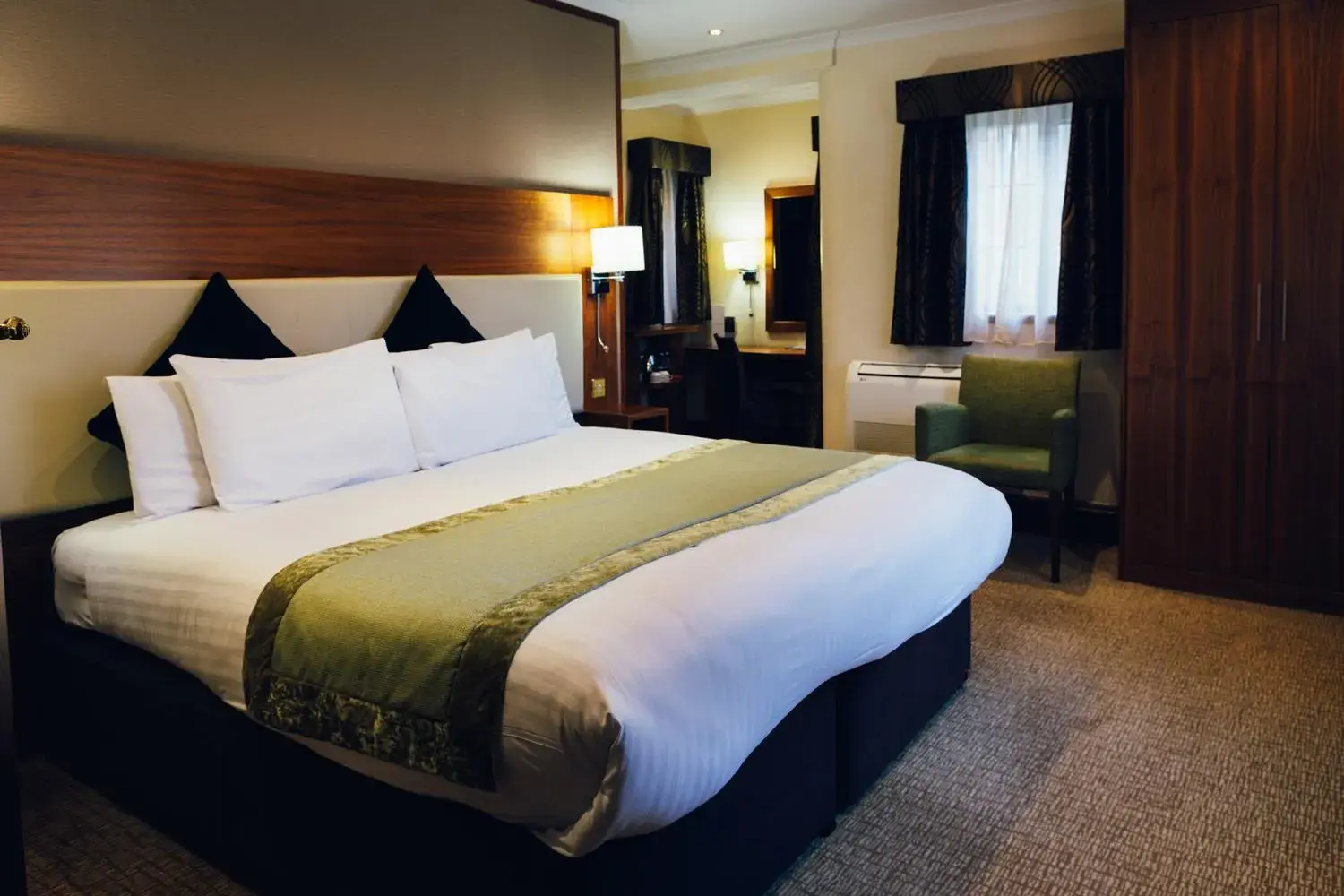 Bedroom, Bed in voco Letchworth Hall by IHG Bedroom, Bed in voco Letchworth Hall by IHG