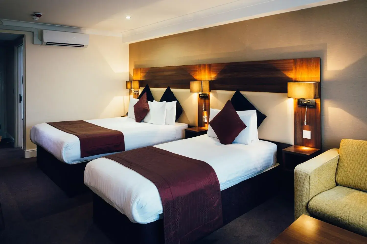 Bedroom, Bed in voco Letchworth Hall by IHG Bedroom, Bed in voco Letchworth Hall by IHG