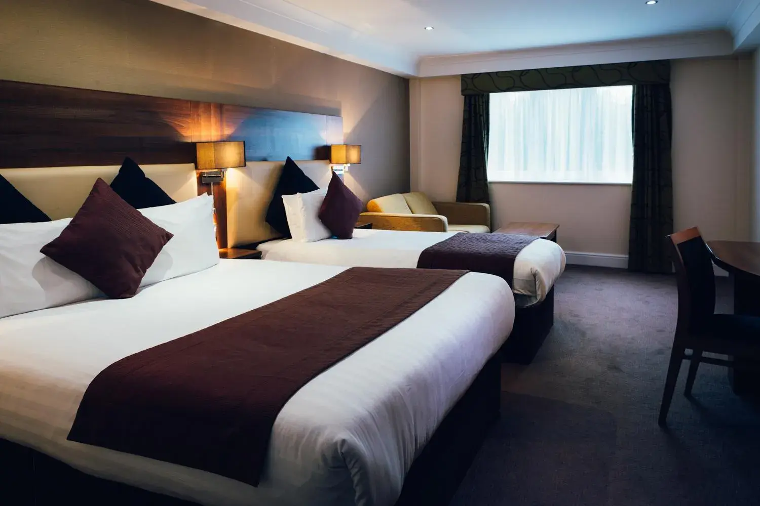 Bathroom, Bed in voco Letchworth Hall by IHG Bathroom, Bed in voco Letchworth Hall by IHG