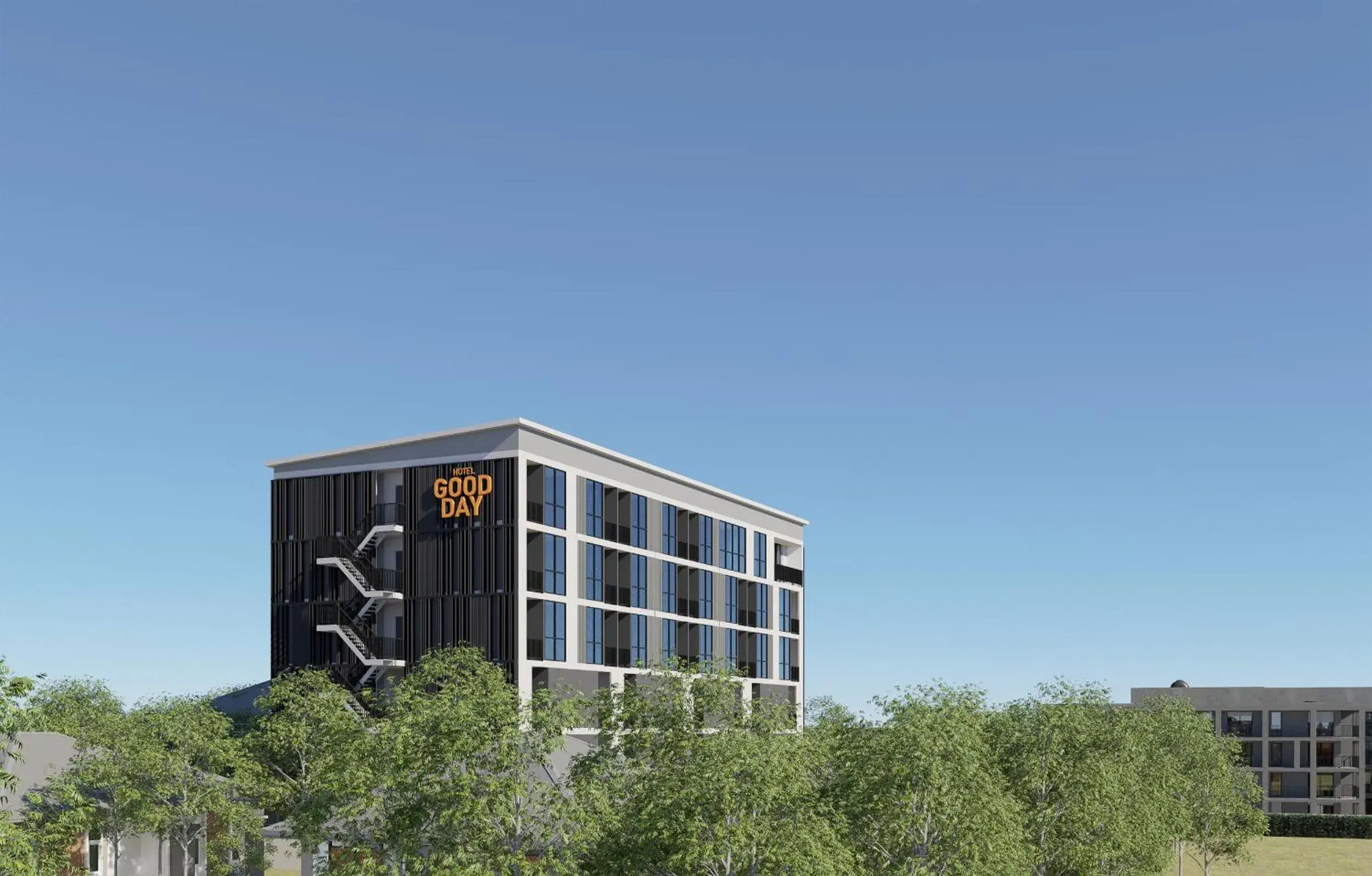 Property building in Goodday Hotel Property building in Goodday Hotel