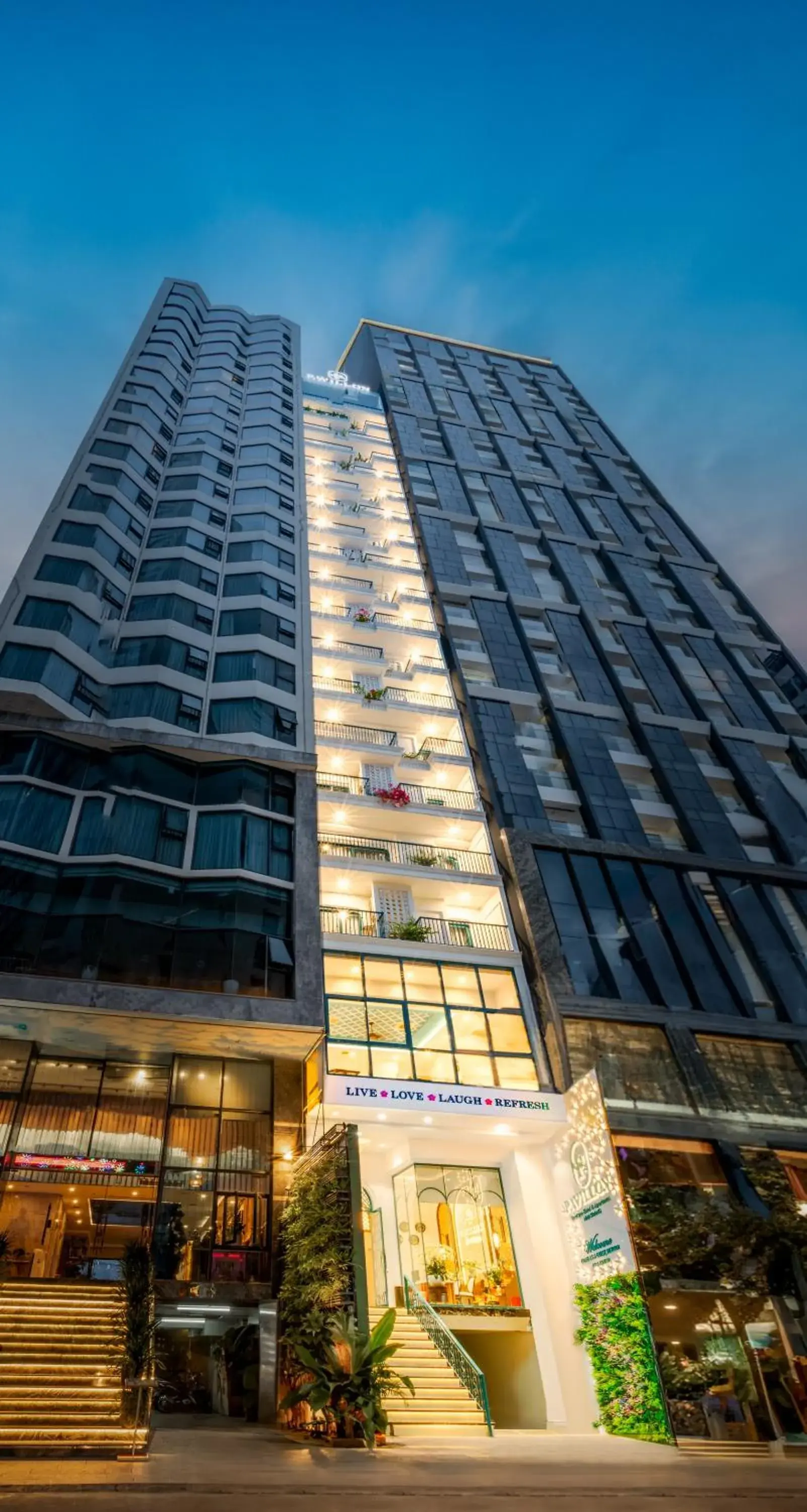 Property building in Pavillon Boutique Hotel & Apartment Nha Trang Property building in Pavillon Boutique Hotel & Apartment Nha Trang