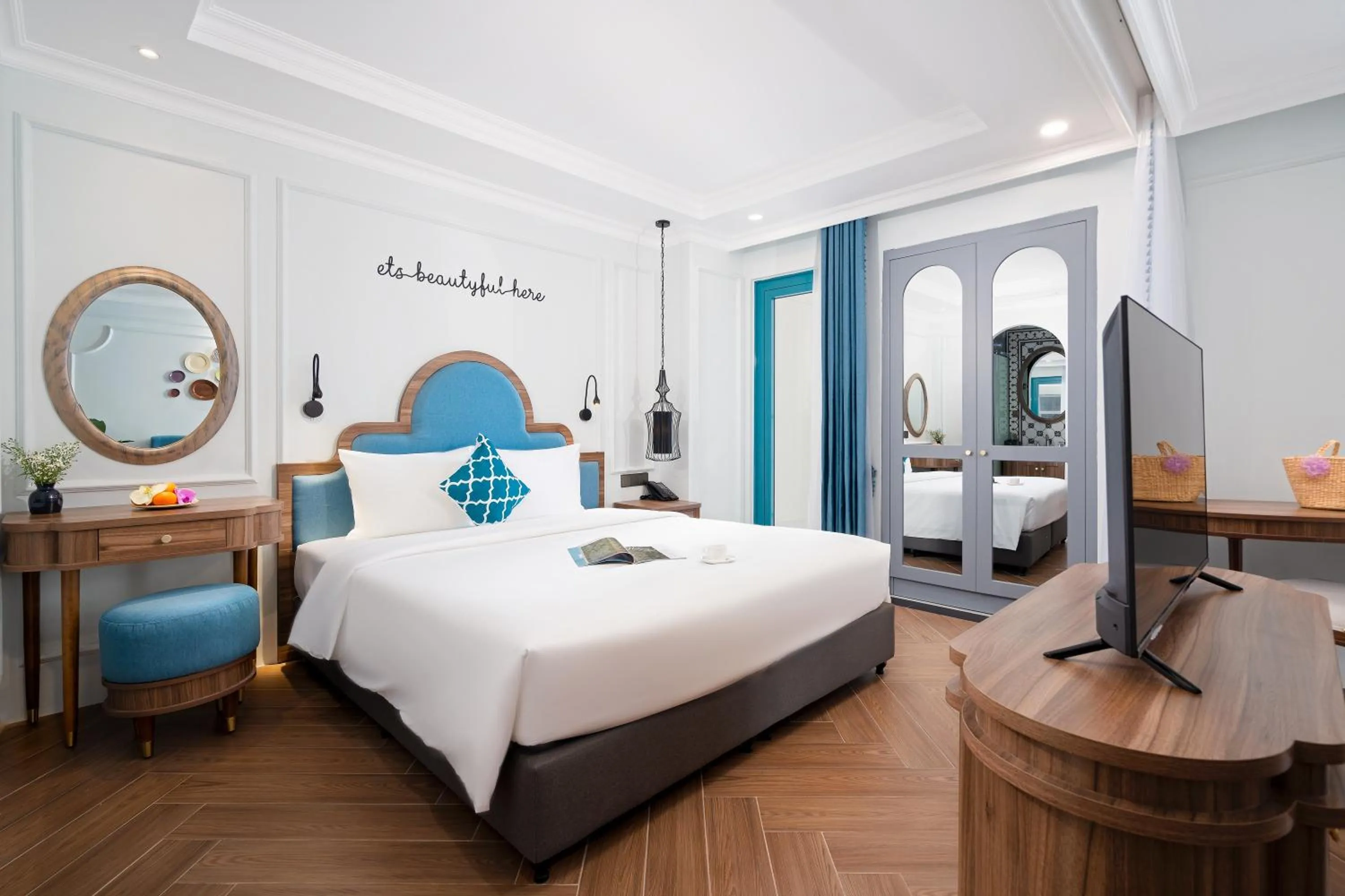 Bed in Pavillon Boutique Hotel & Apartment Nha Trang