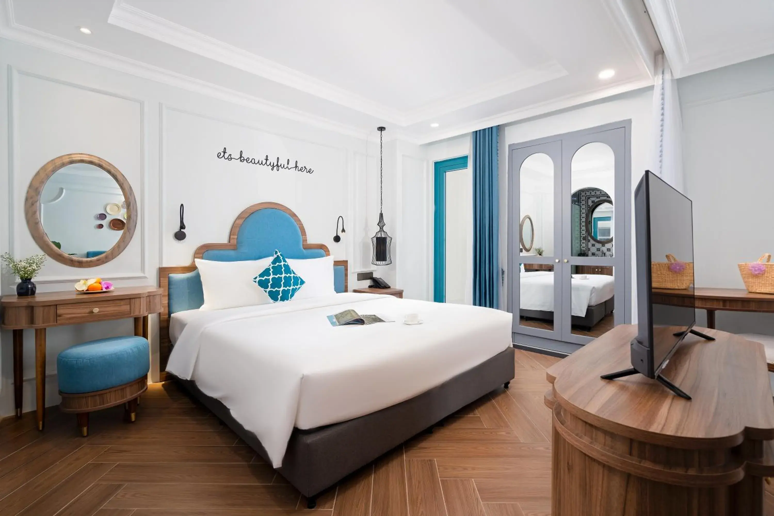 Bed in Pavillon Boutique Hotel & Apartment Nha Trang Bed in Pavillon Boutique Hotel & Apartment Nha Trang