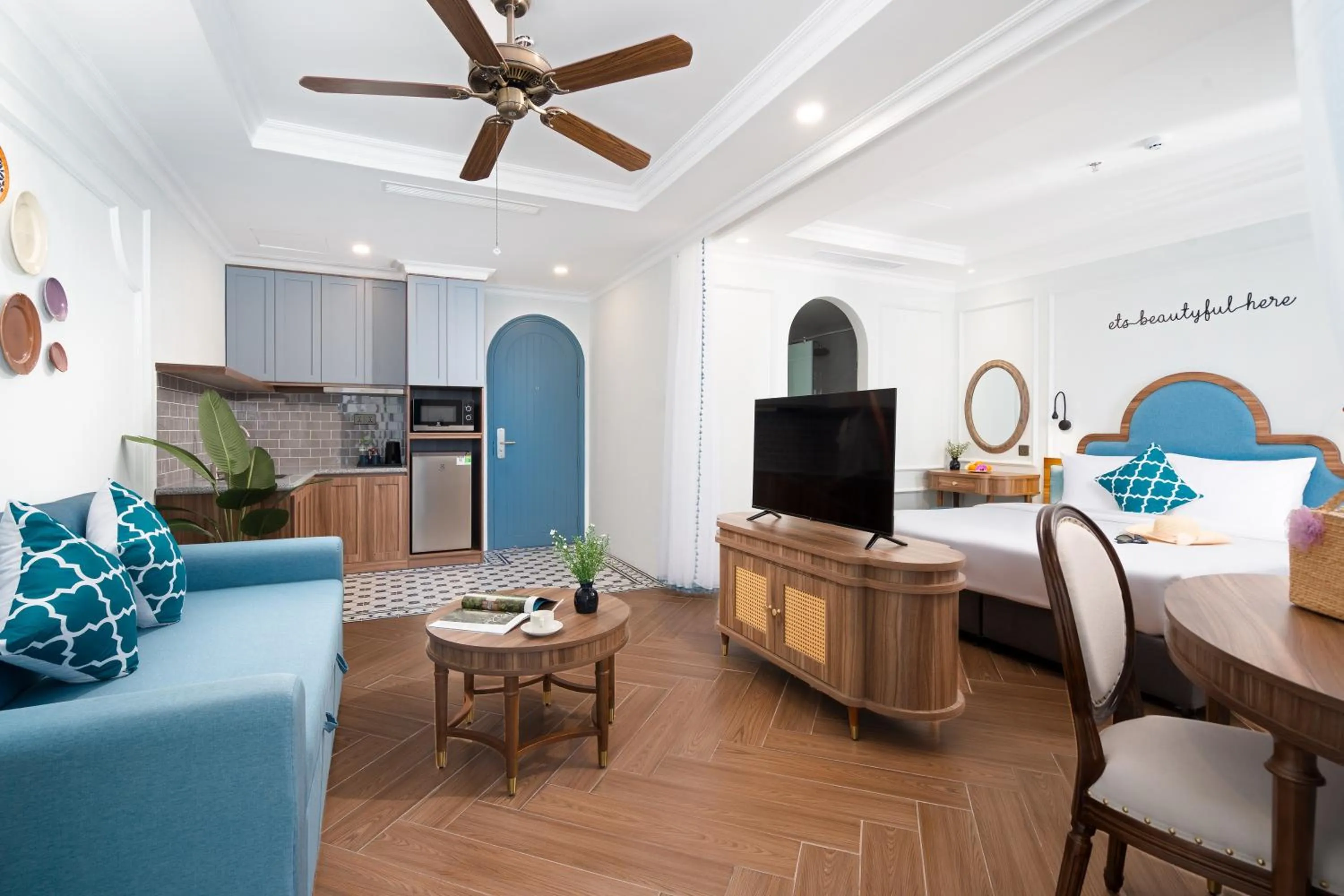 kitchen in Pavillon Boutique Hotel & Apartment Nha Trang