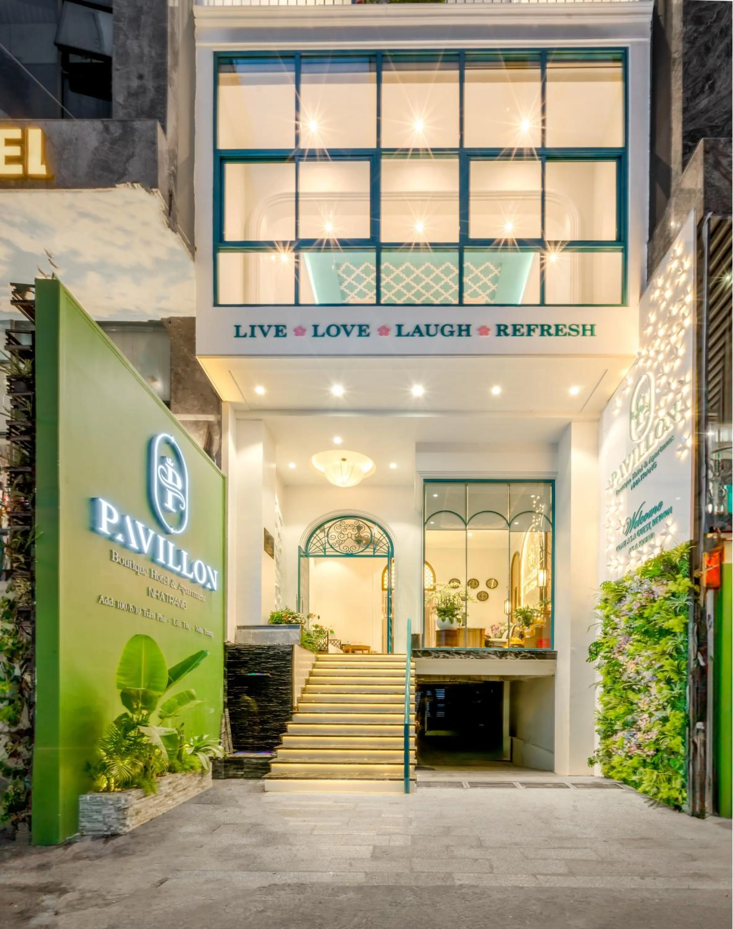 Property building in Pavillon Boutique Hotel & Apartment Nha Trang