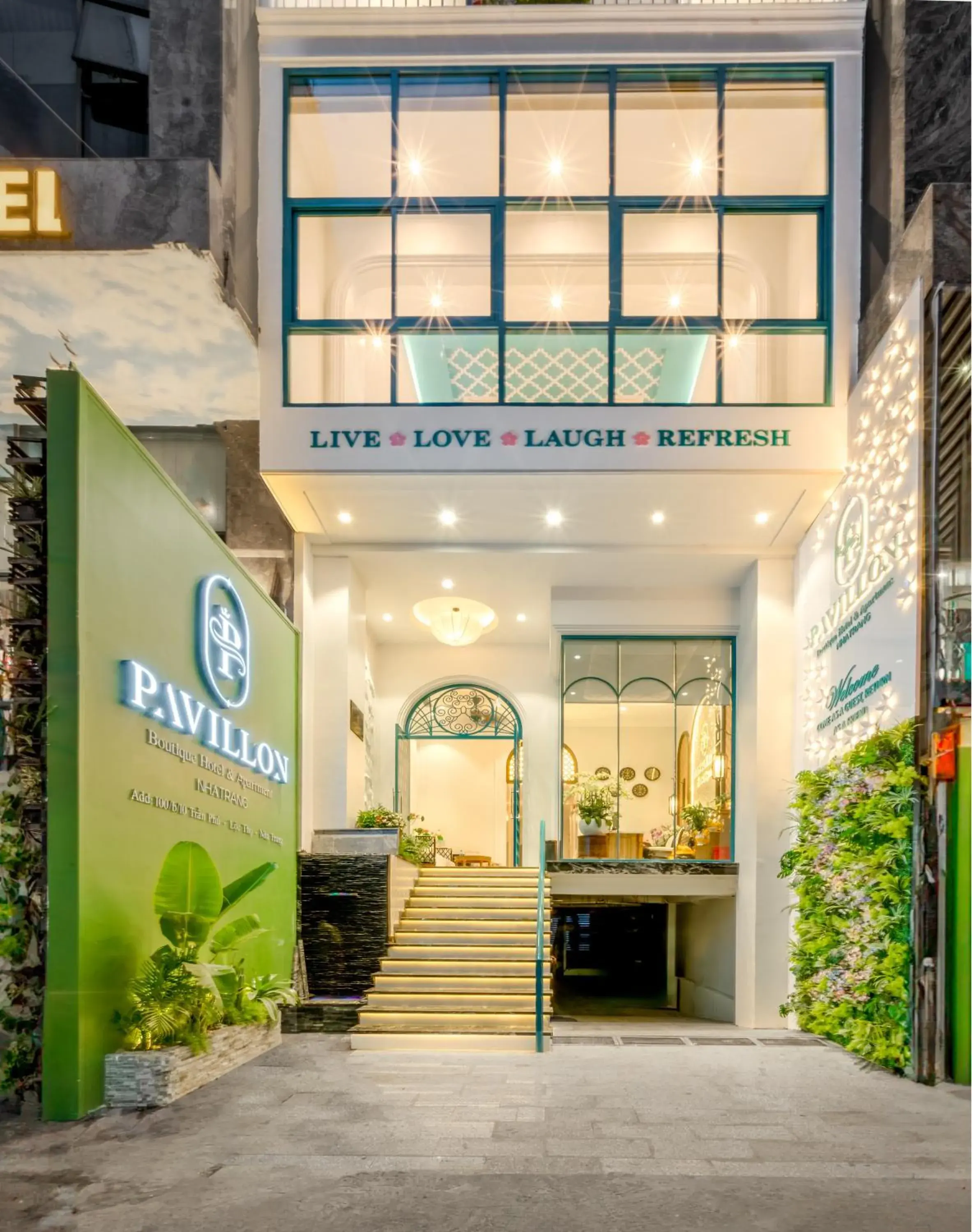 Property building in Pavillon Boutique Hotel & Apartment Nha Trang Property building in Pavillon Boutique Hotel & Apartment Nha Trang