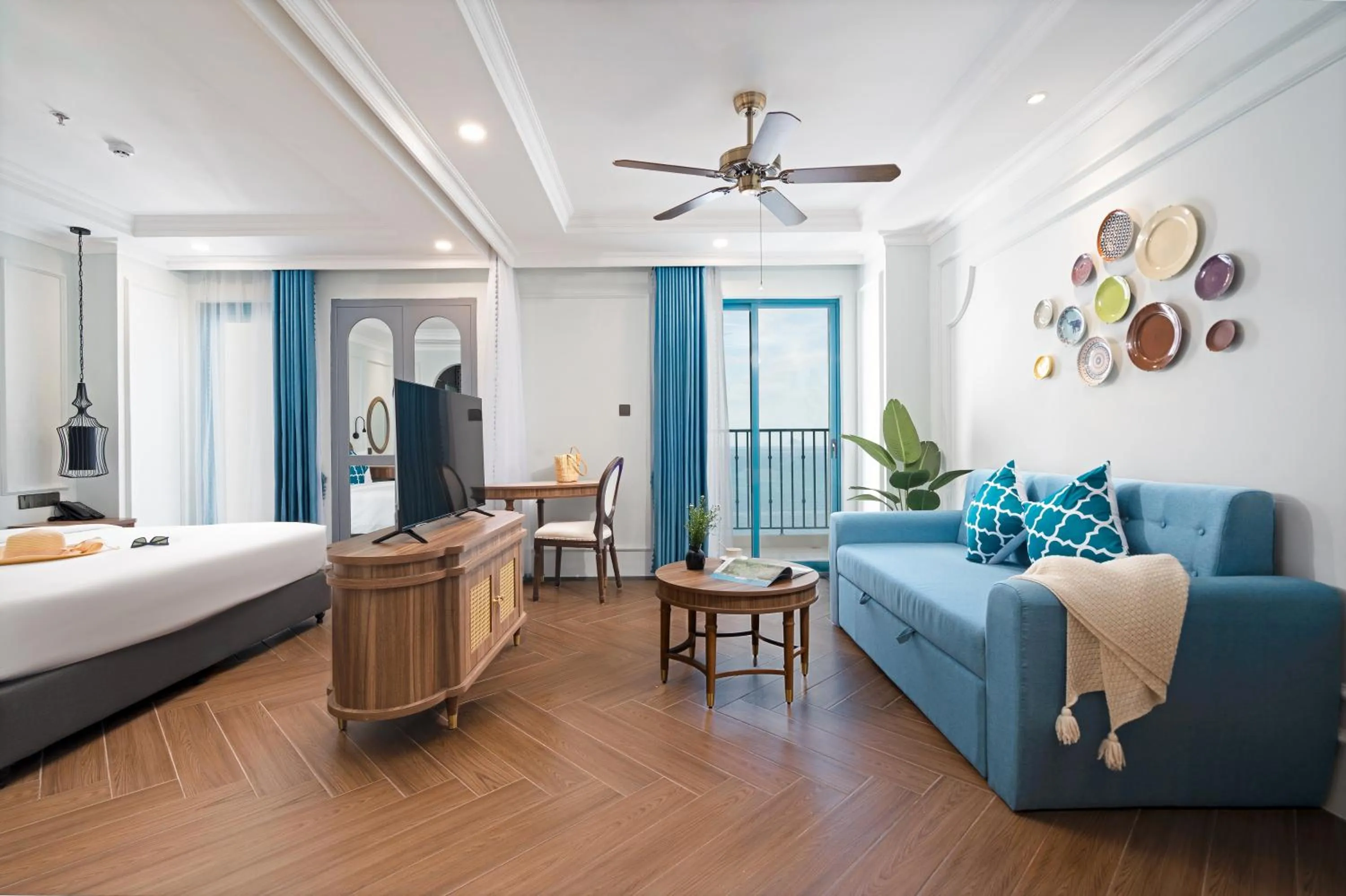 Bed in Pavillon Boutique Hotel & Apartment Nha Trang