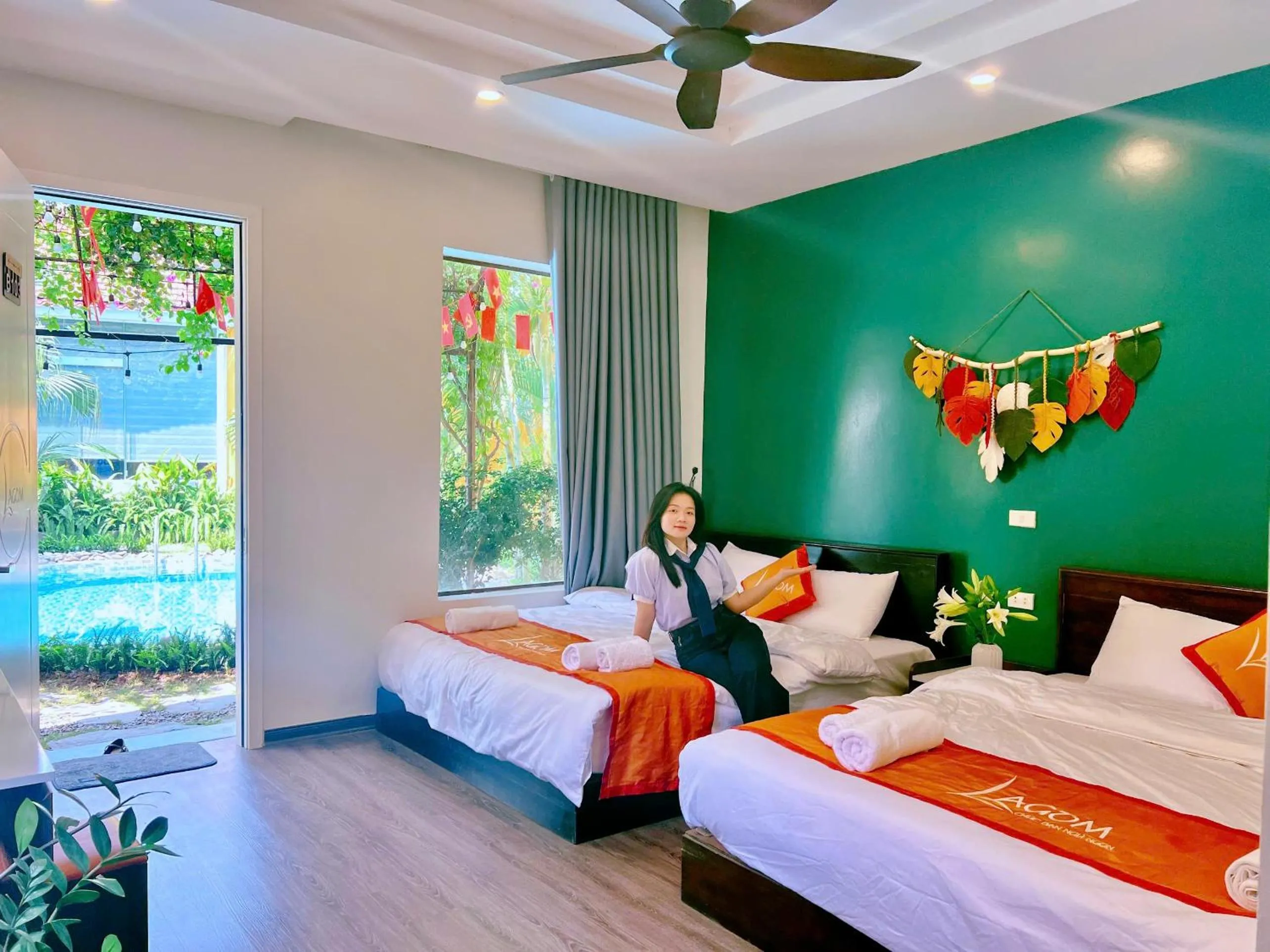 Bedroom, Bed in Lagom Ninh Bình Homestay