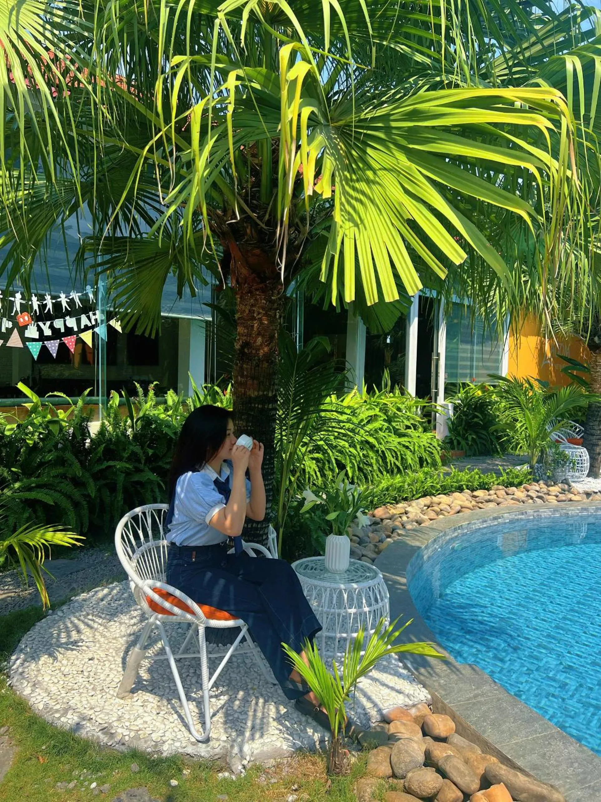 Swimming pool in Lagom Ninh Bình Homestay