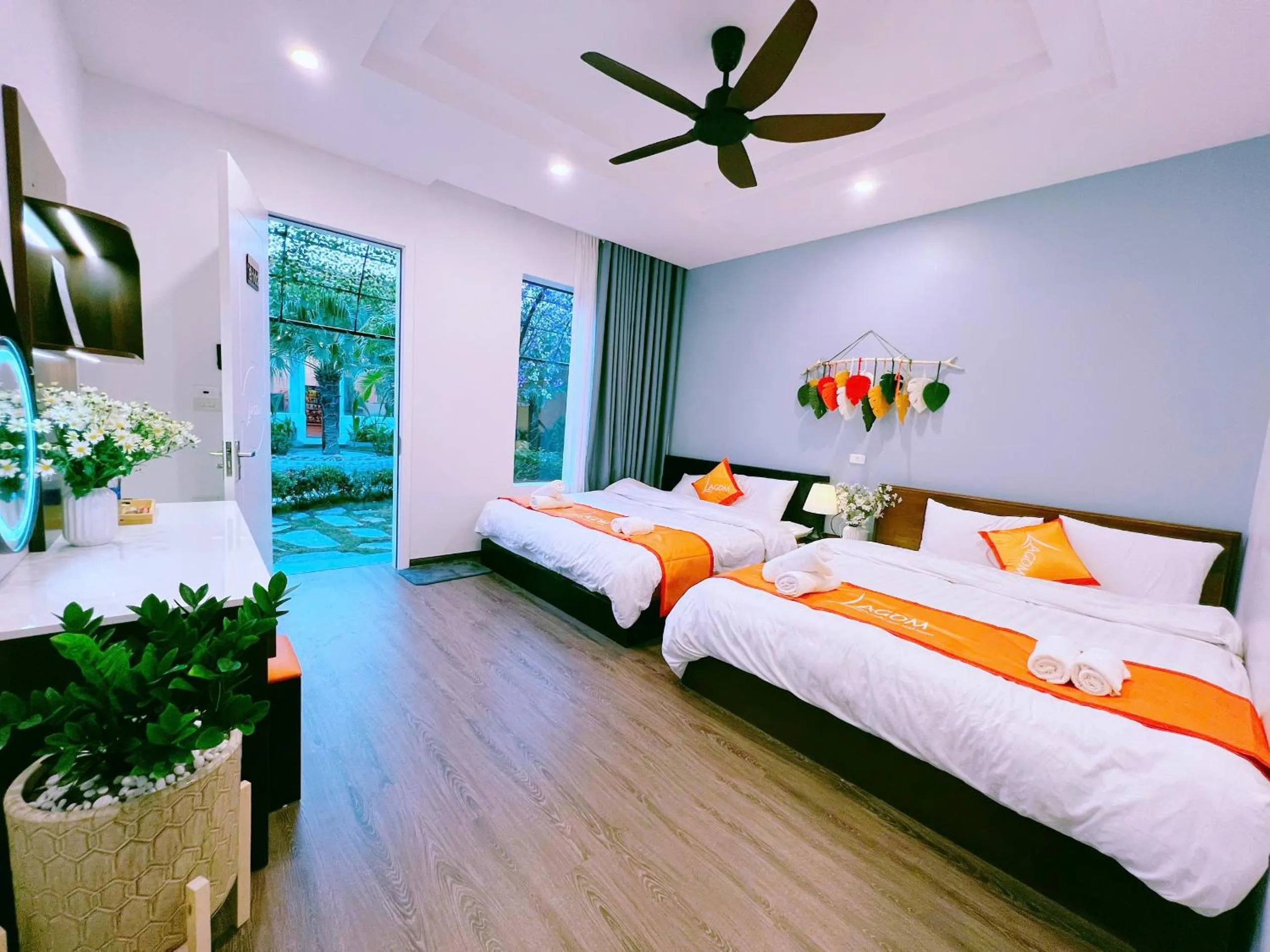 Bed in Lagom Ninh Bình Homestay