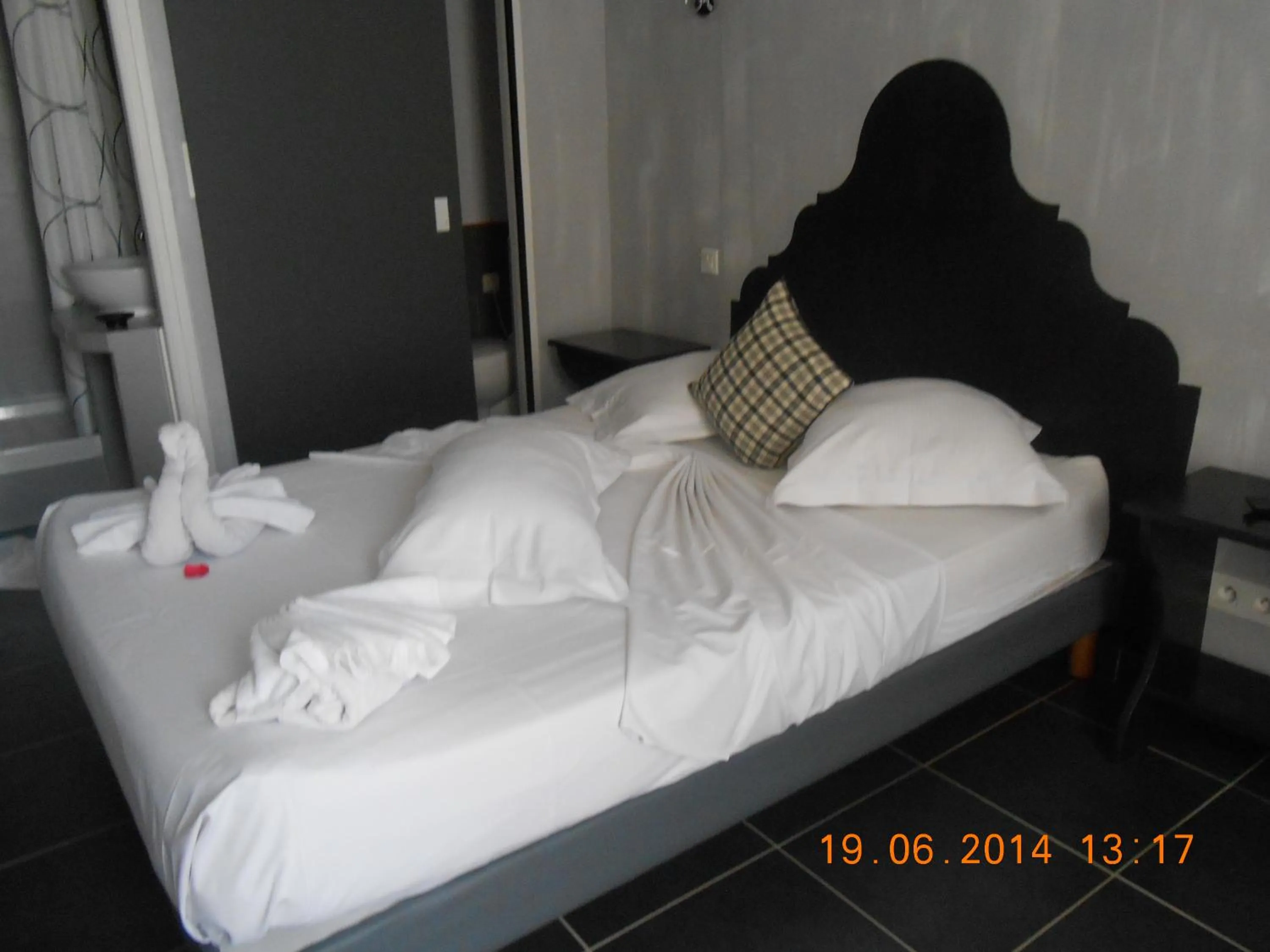 Bed in HOTEL RESTAURANT CORTIE